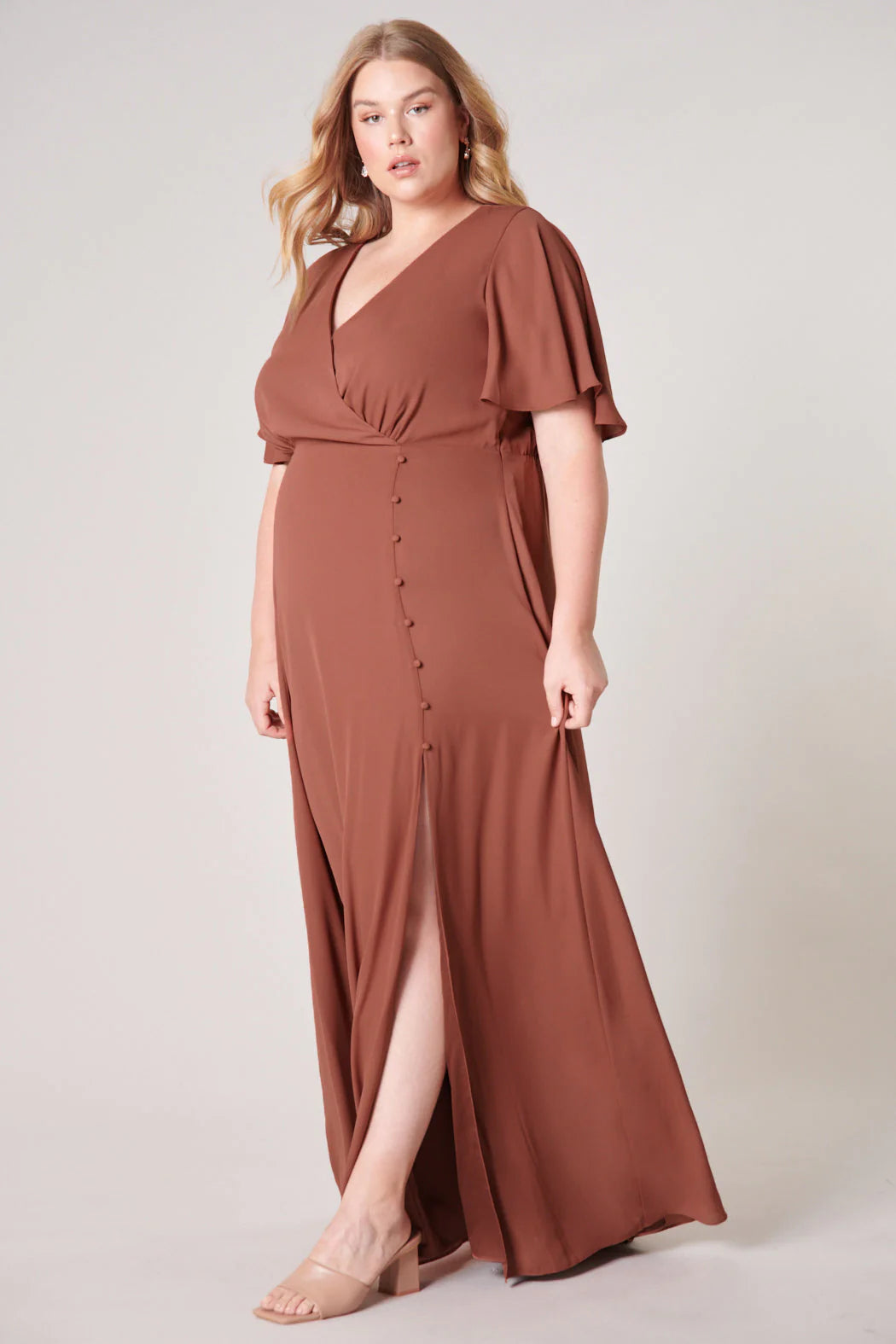 Flutter Sleeve Maxi - Out of the Blue