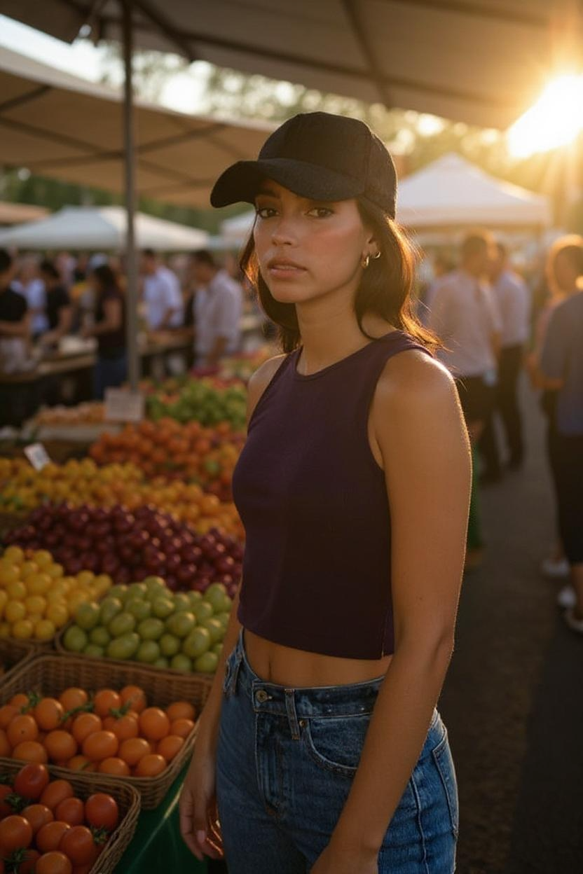 RIBBED TANK BAMBOO - Out of the Blue