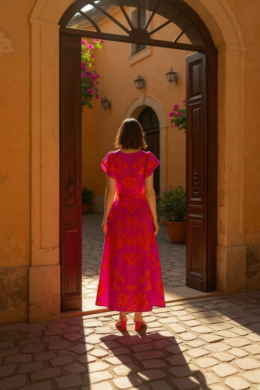 Vallie Floral Dress - Out of the Blue