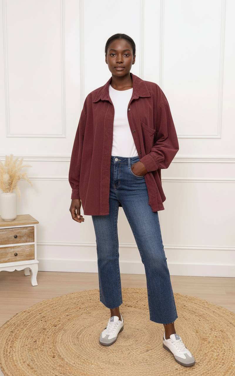 Oversized Cord Shirt