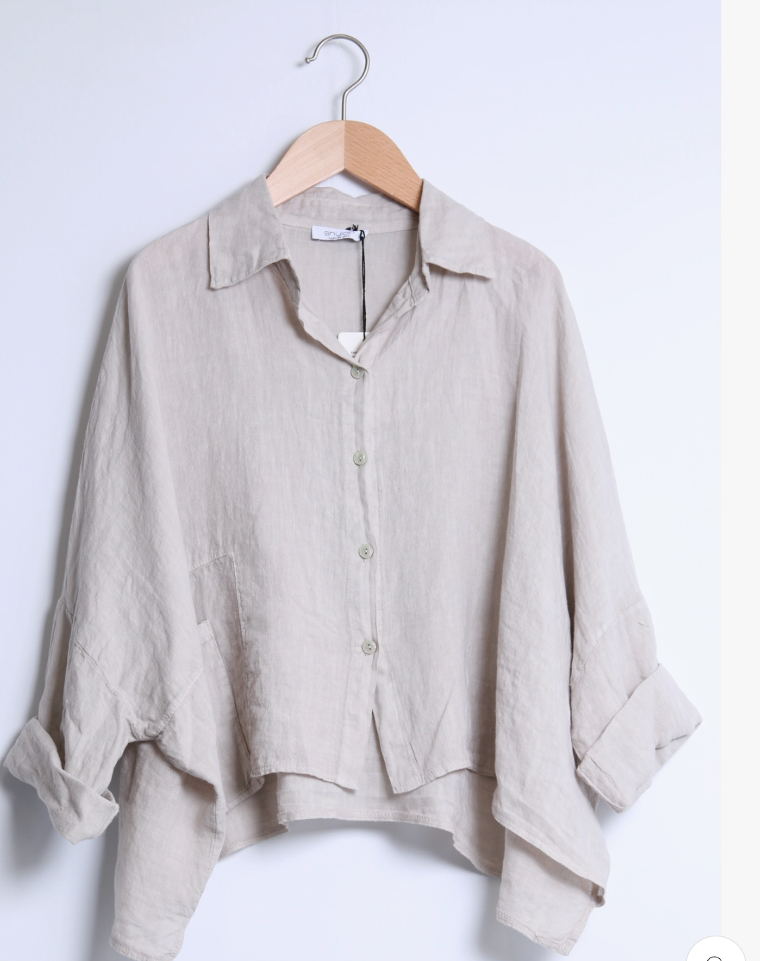 Oversized linen shirt