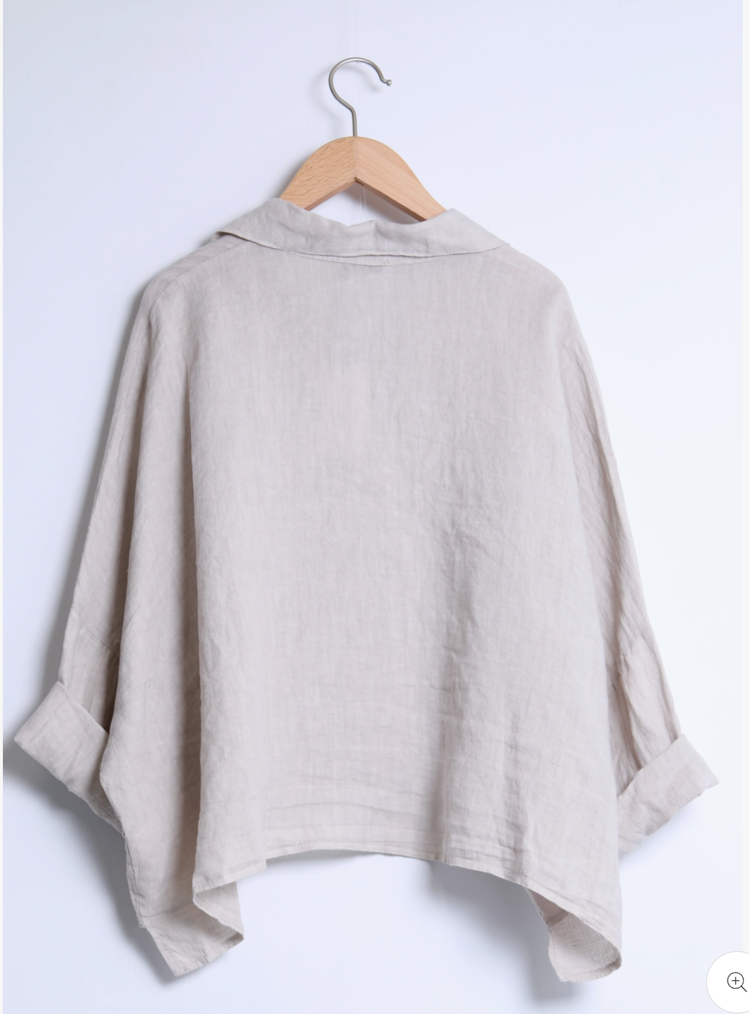 Oversized linen shirt