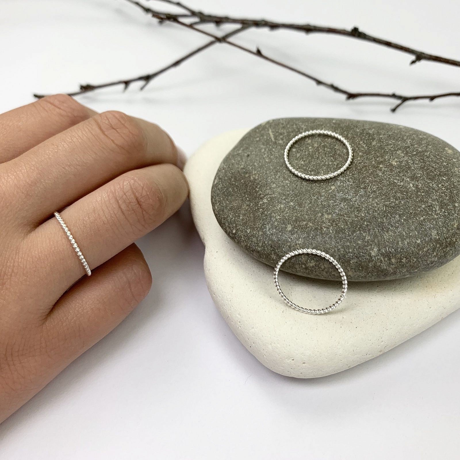 Rope Twist Stacking Ring