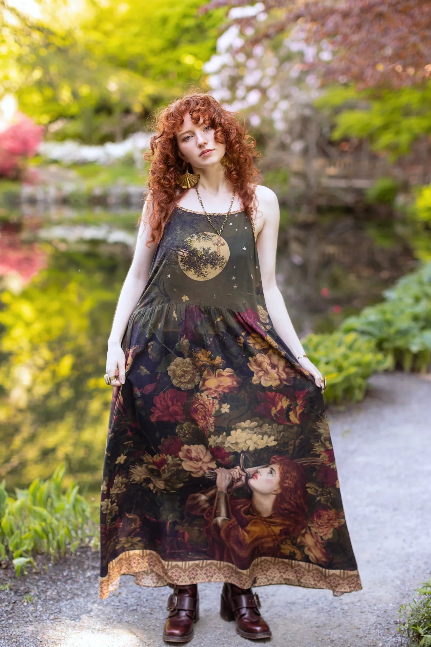 The Messenger Boheme Slip Dress - Out of the Blue