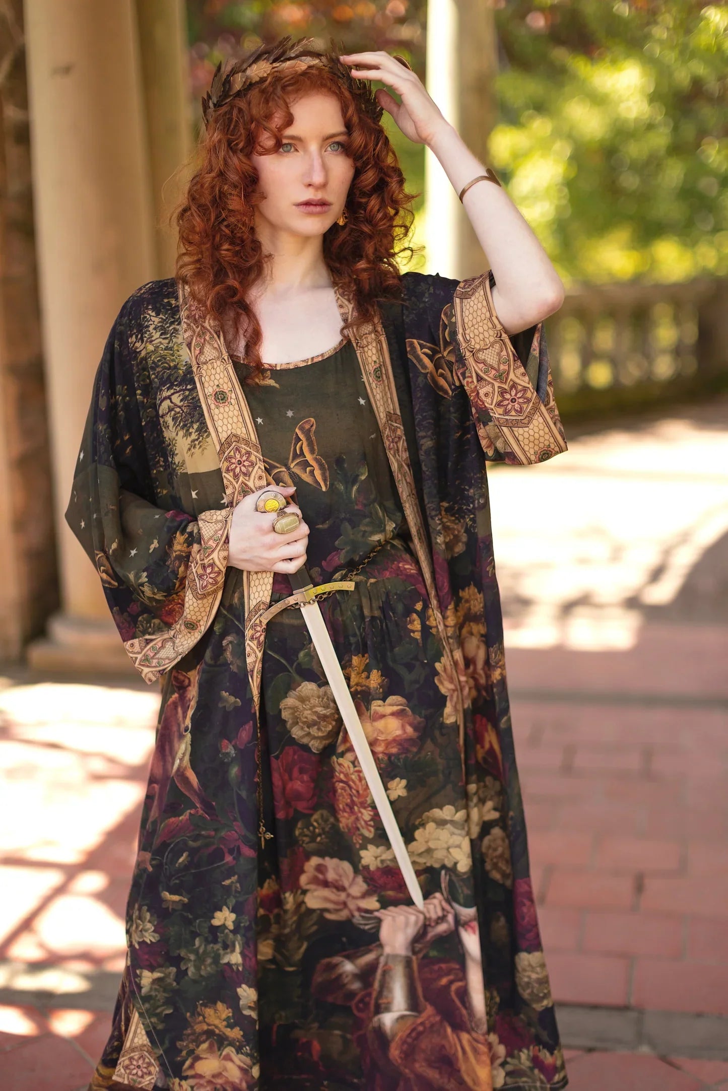 The Messenger Boheme Slip Dress - Out of the Blue