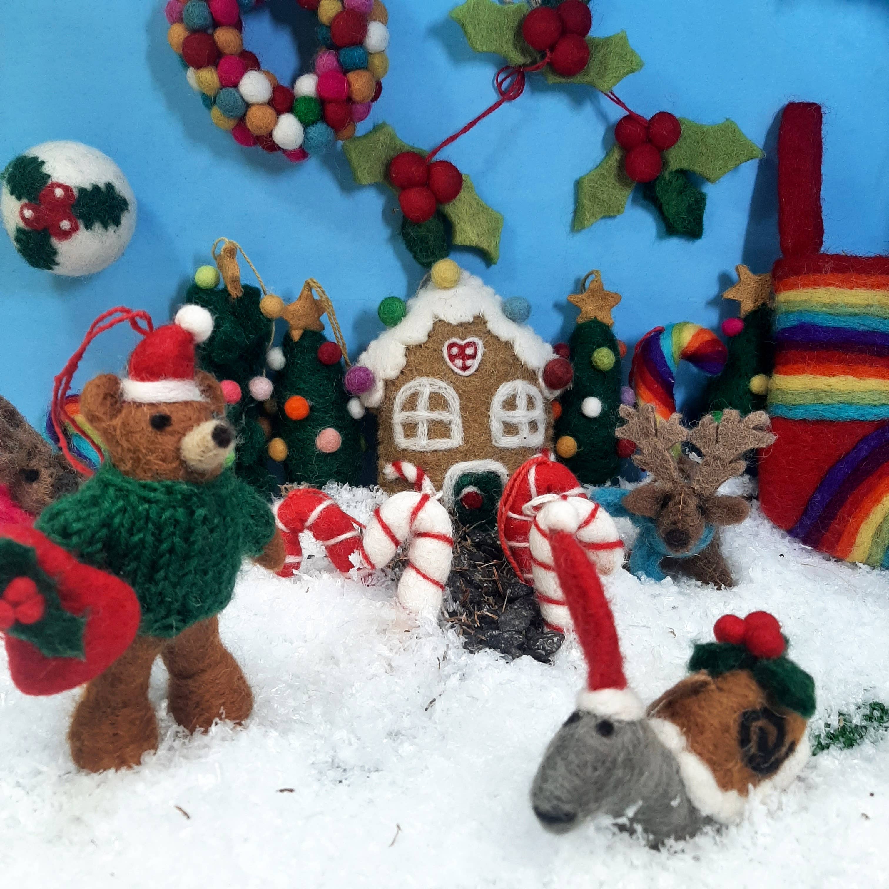 Felt Christmas Snail