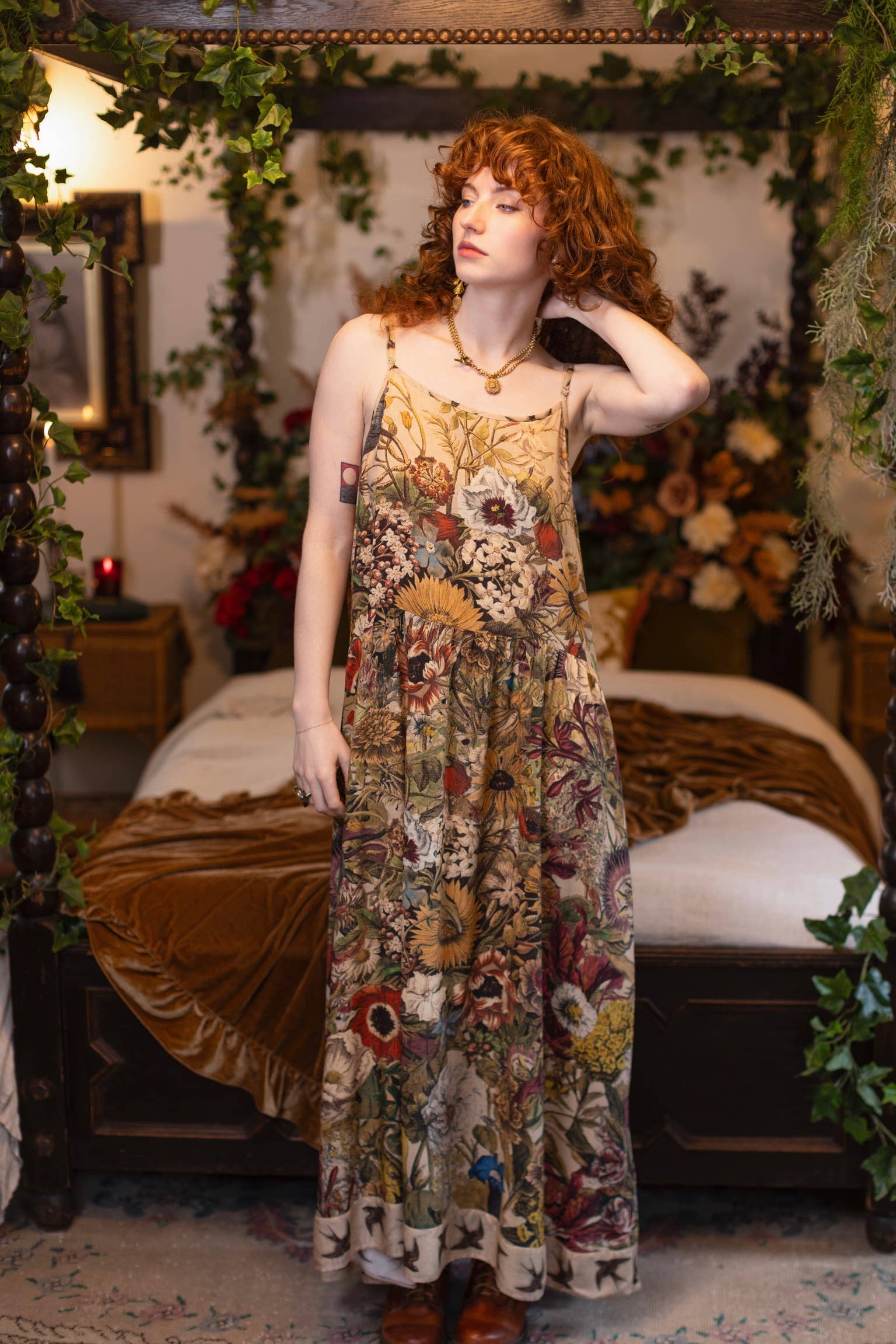 Golden Hour Maxi Slip Dress