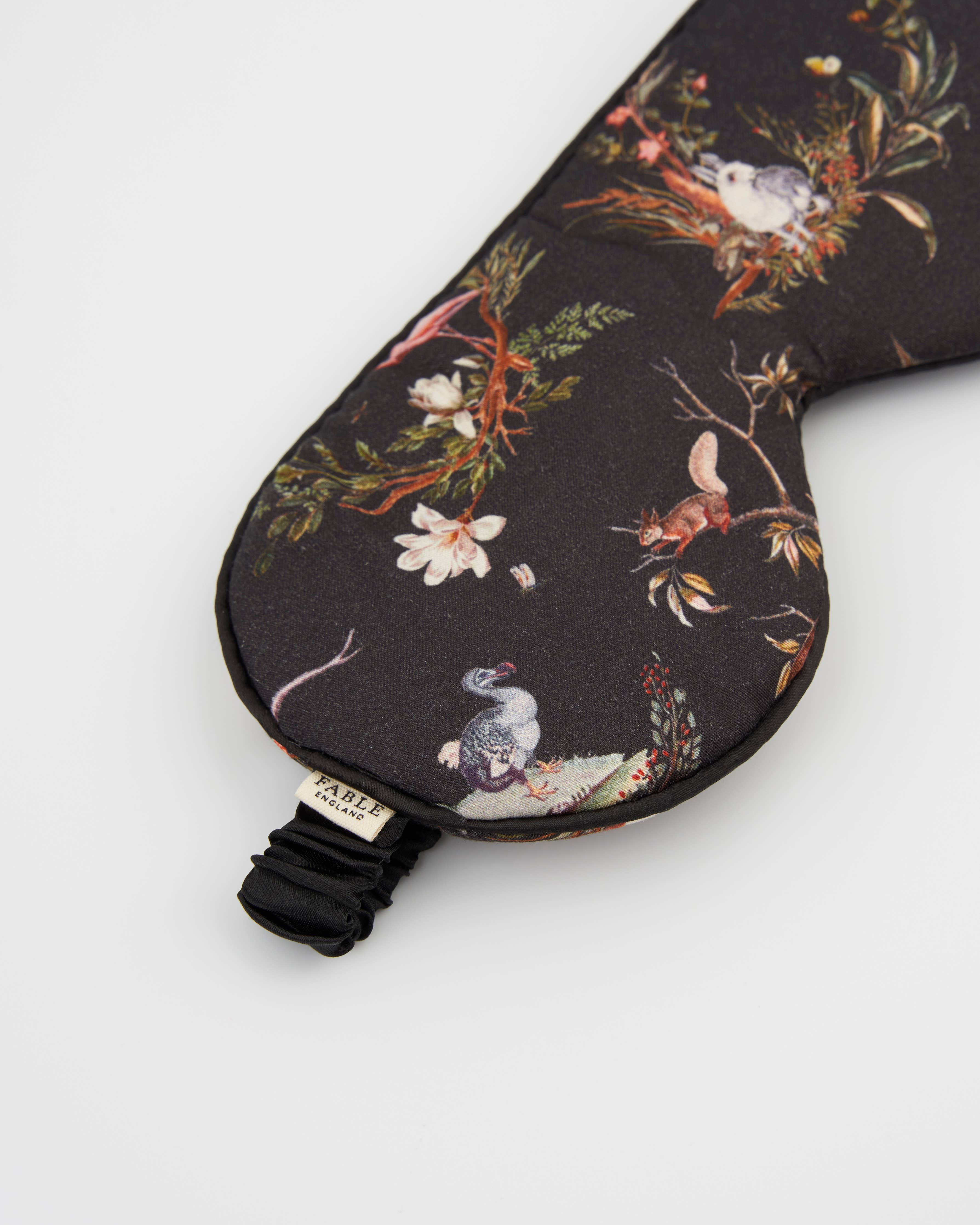 FABLE Wonderland Black Sleep Mask - Out of the Blue