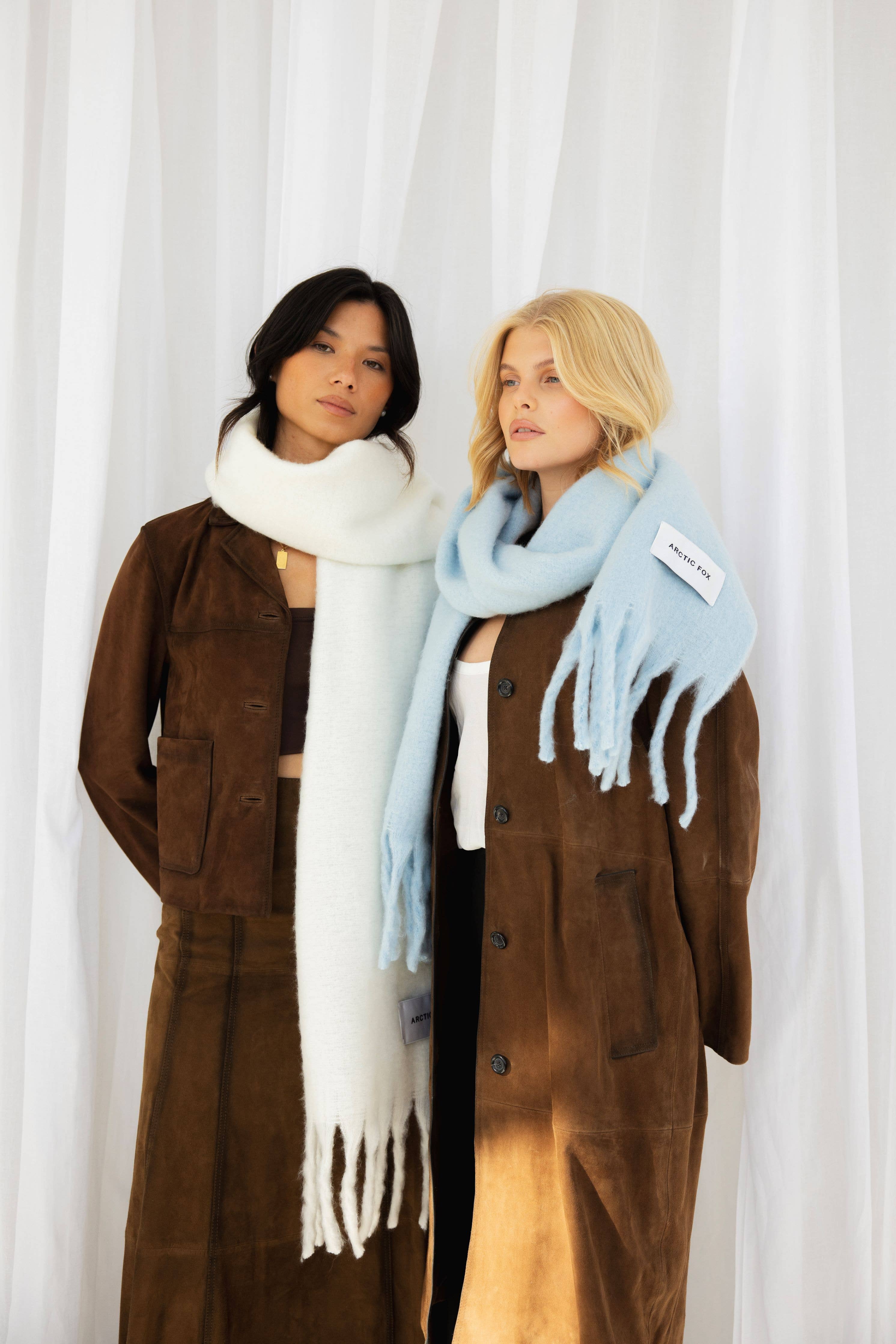 The Stockholm Scarf - 100% Recycled - Glacier Blue - FW25 - Out of the Blue