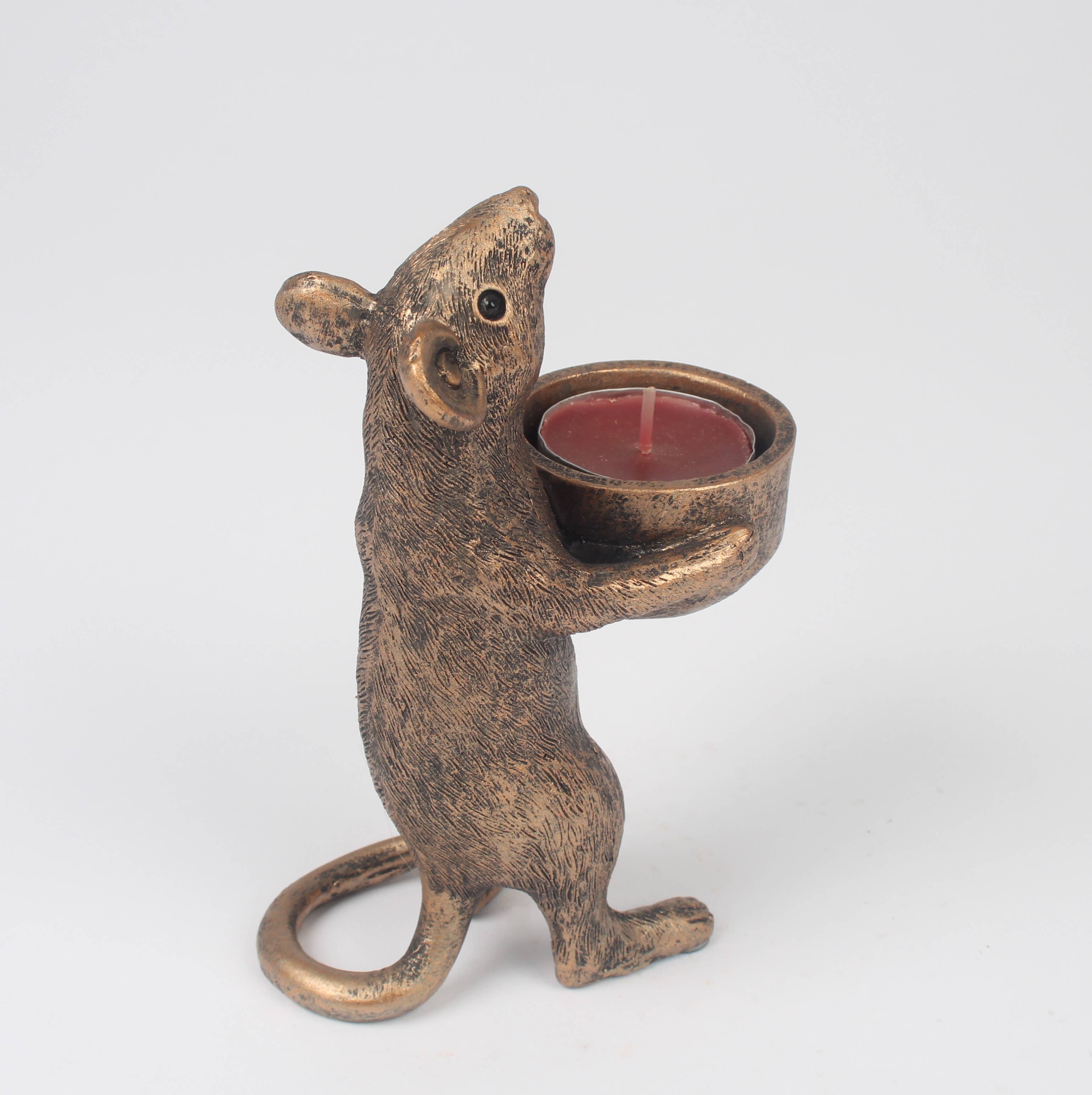 Mouse Tealight Candle Holder