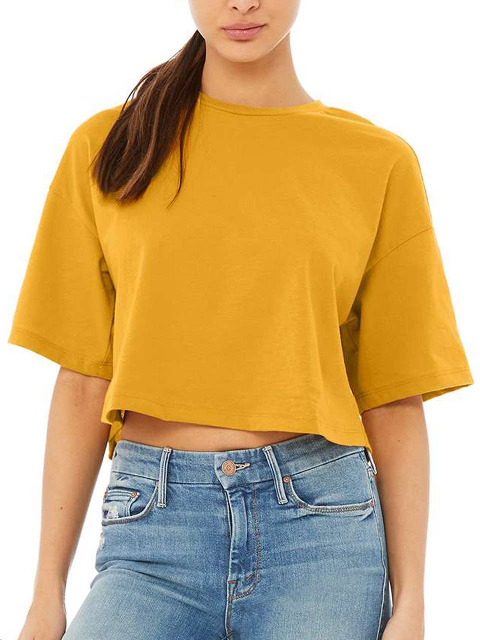 Opossum Clover Crop Tee - Out of the Blue