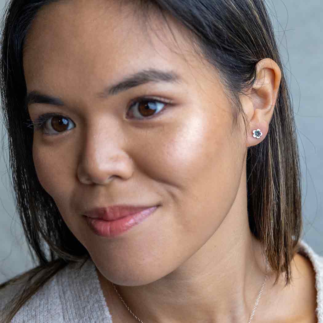 Cherry Blossom Stud Earrings - Out of the Blue