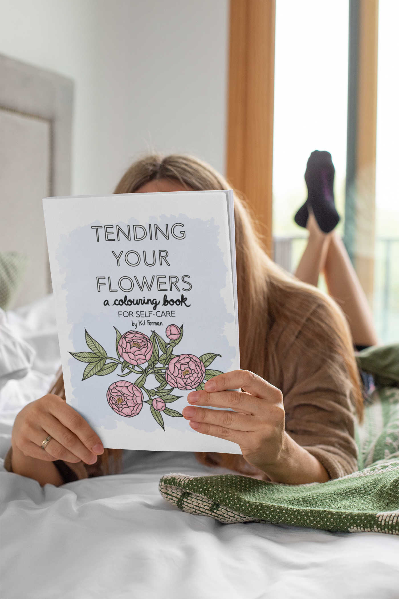 Tending Your Flowers: A Coloring Book for Self-Care - Out of the Blue