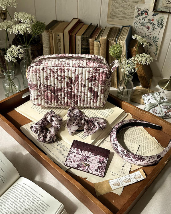 Rambling Rose Card Holder - Out of the Blue