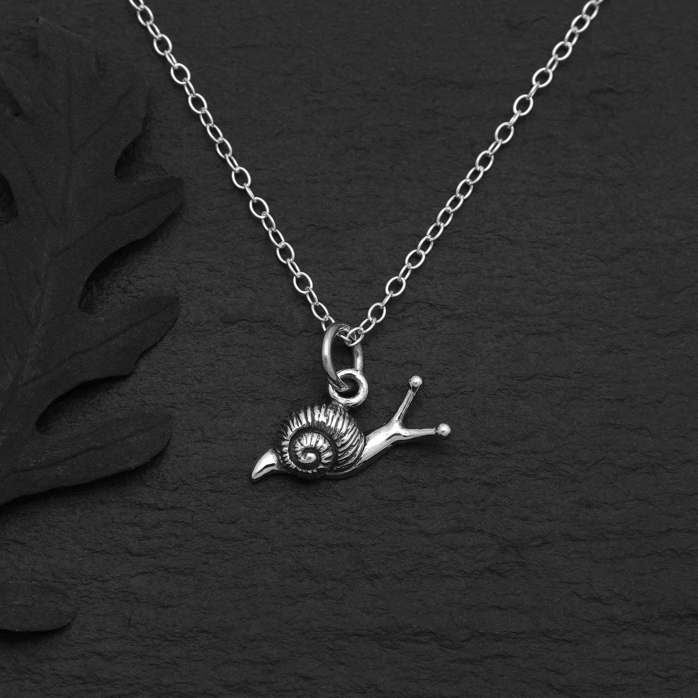 Snail's Pace Necklace - Out of the Blue