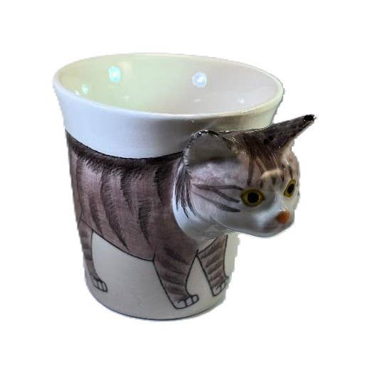 Tabby Cat Mug - Out of the Blue