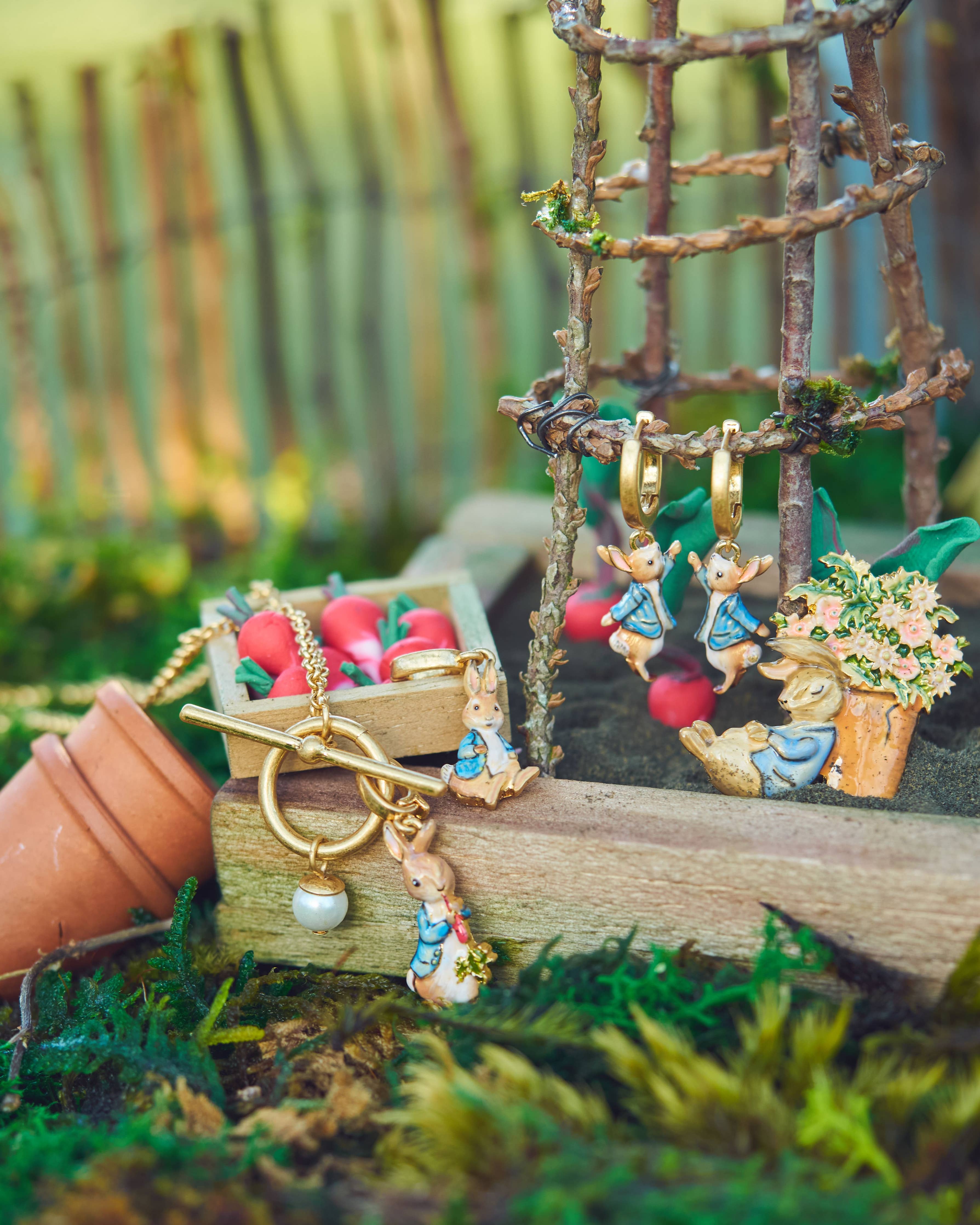 Peter Rabbit Huggie Earrings