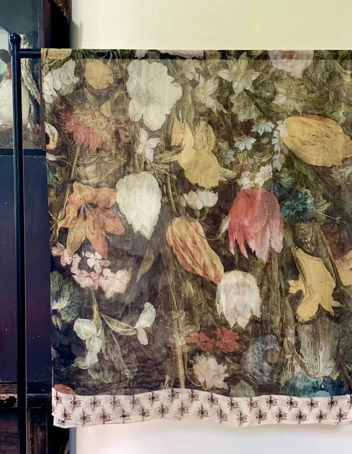 Dream In Flowers Scarf - Out of the Blue