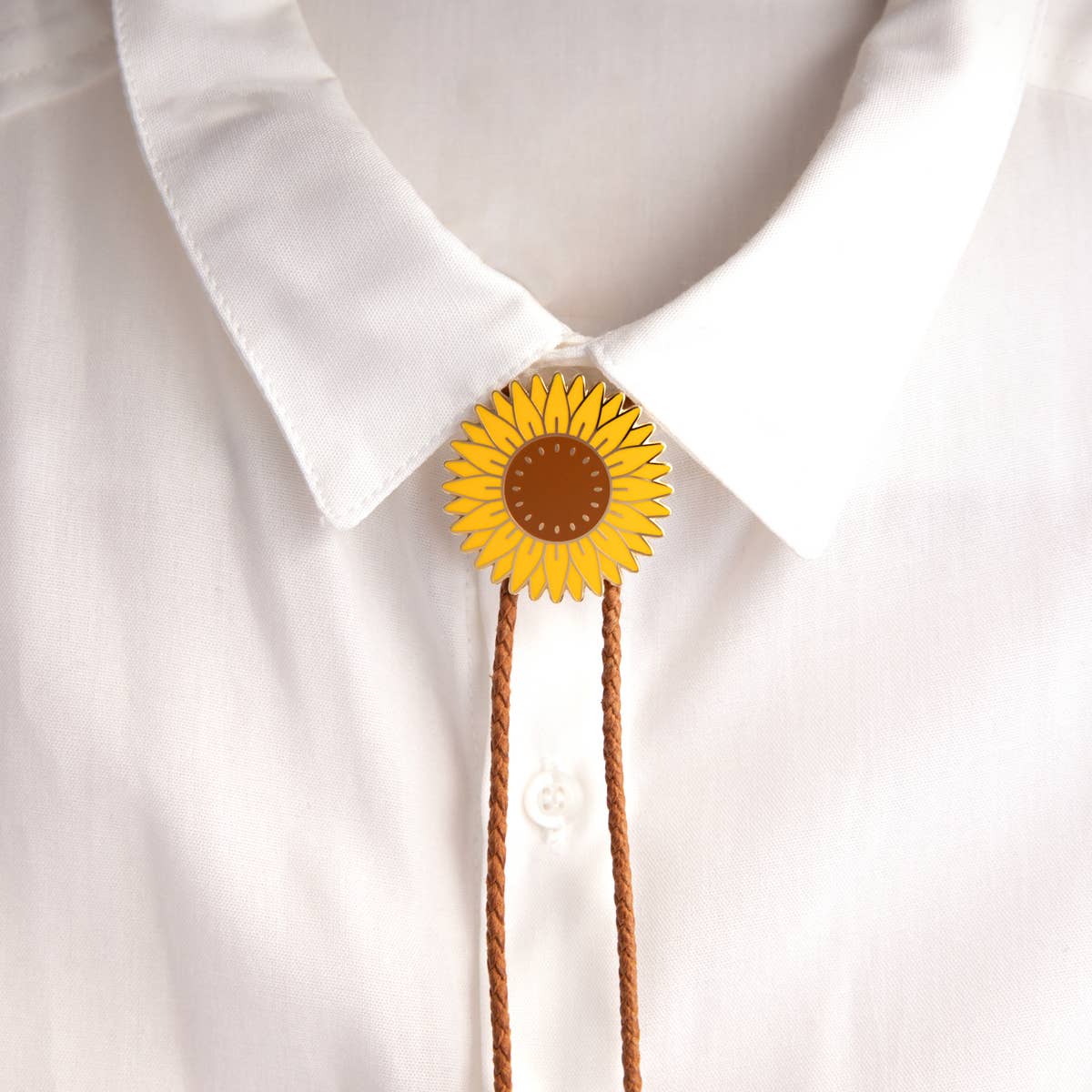 Sunflower Bolo Tie - Out of the Blue