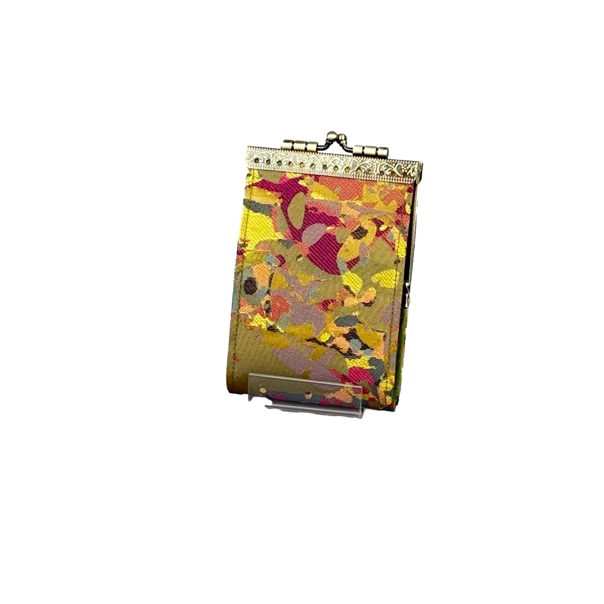 Brocade Abstract Pattern Card Holder with RFID