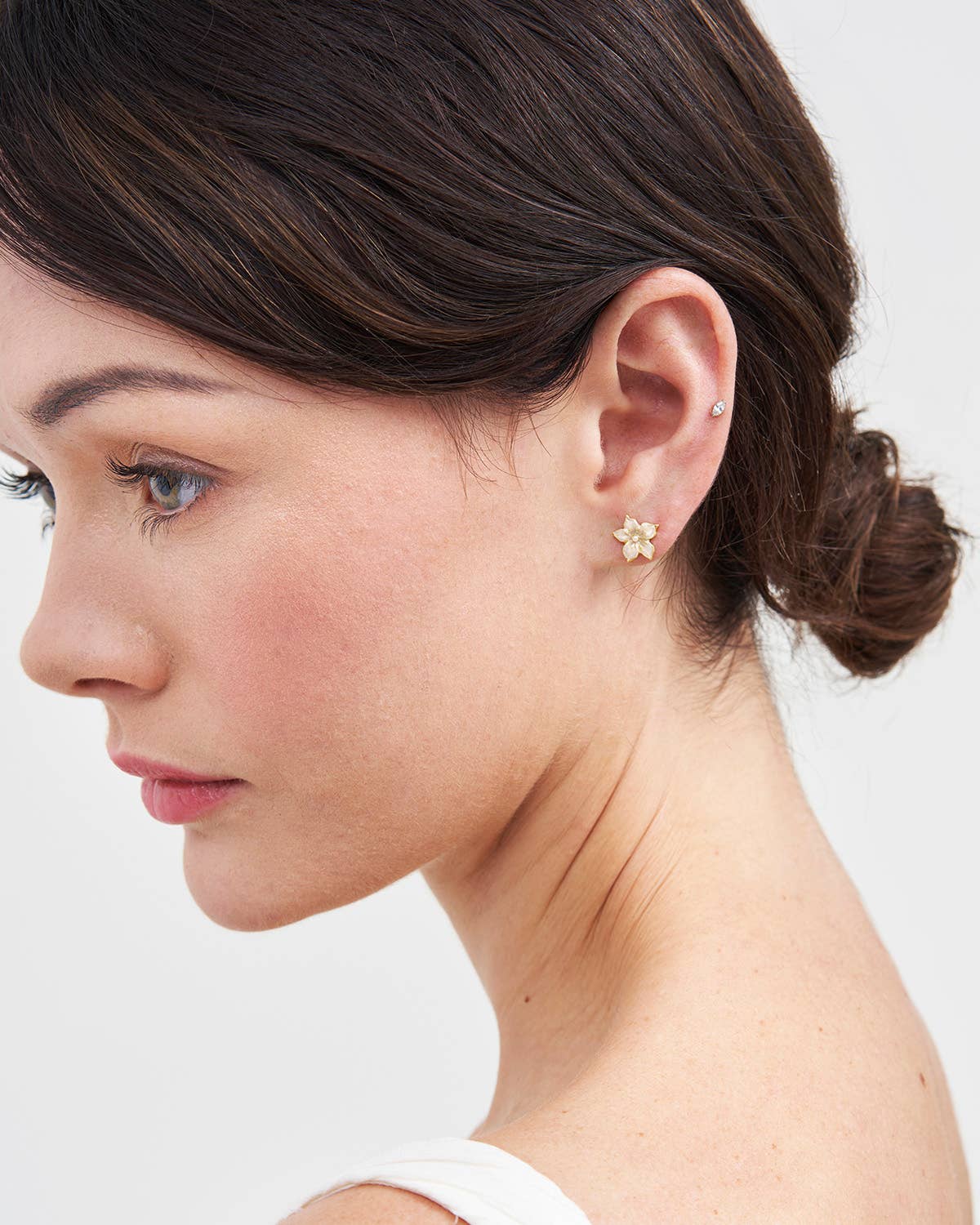 Jasmine Pearl Stud Earrings - Out of the Blue