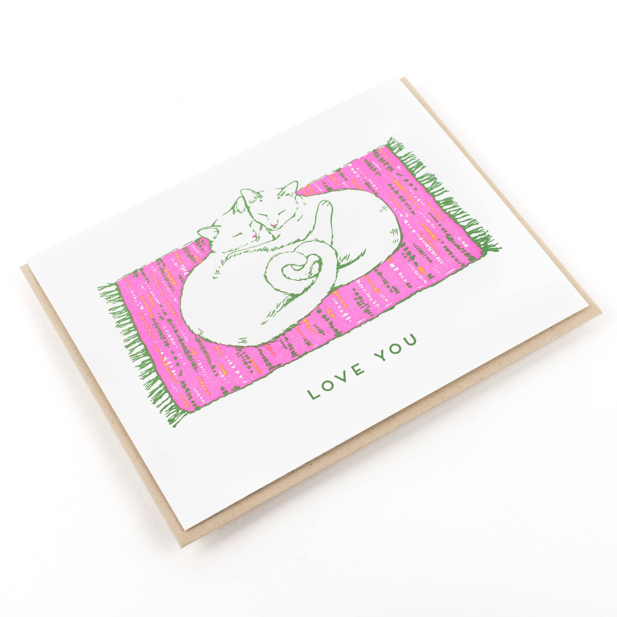Colour Your Cats - Love Interactive Greeting Card - Out of the Blue