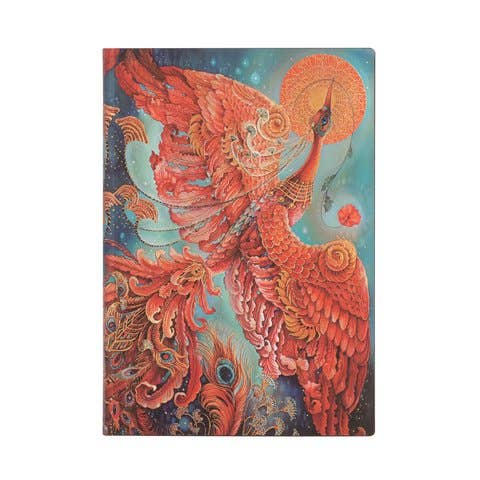 Firebird Midi Unlined Softcover Journal, 176pg, 100GSM by Paperblanks (Bird - Out of the Blue