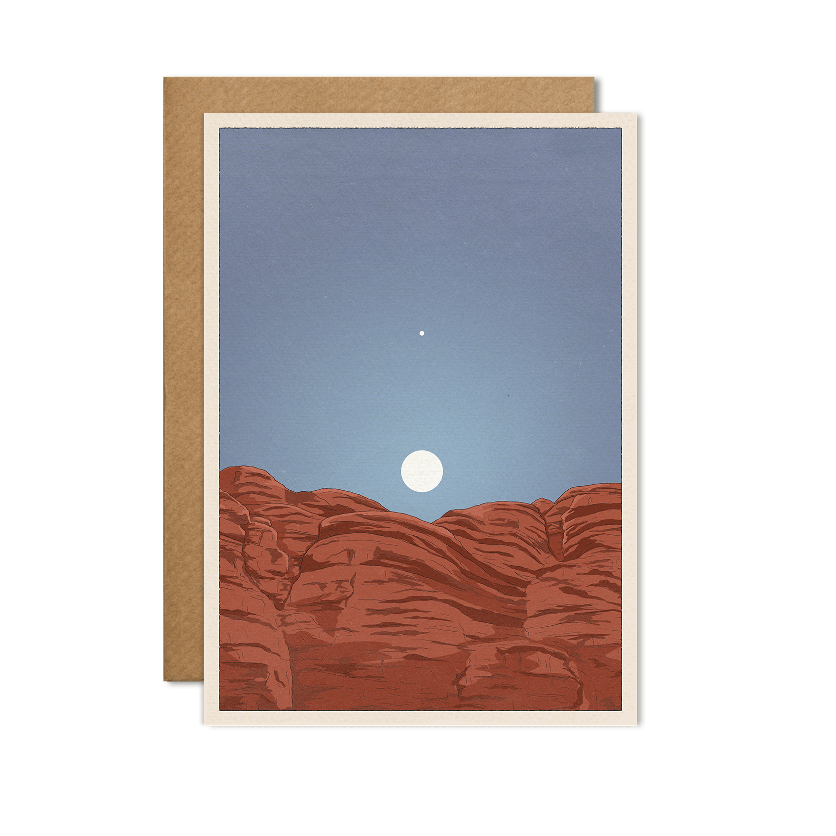 Valley of the Moon Card - Out of the Blue