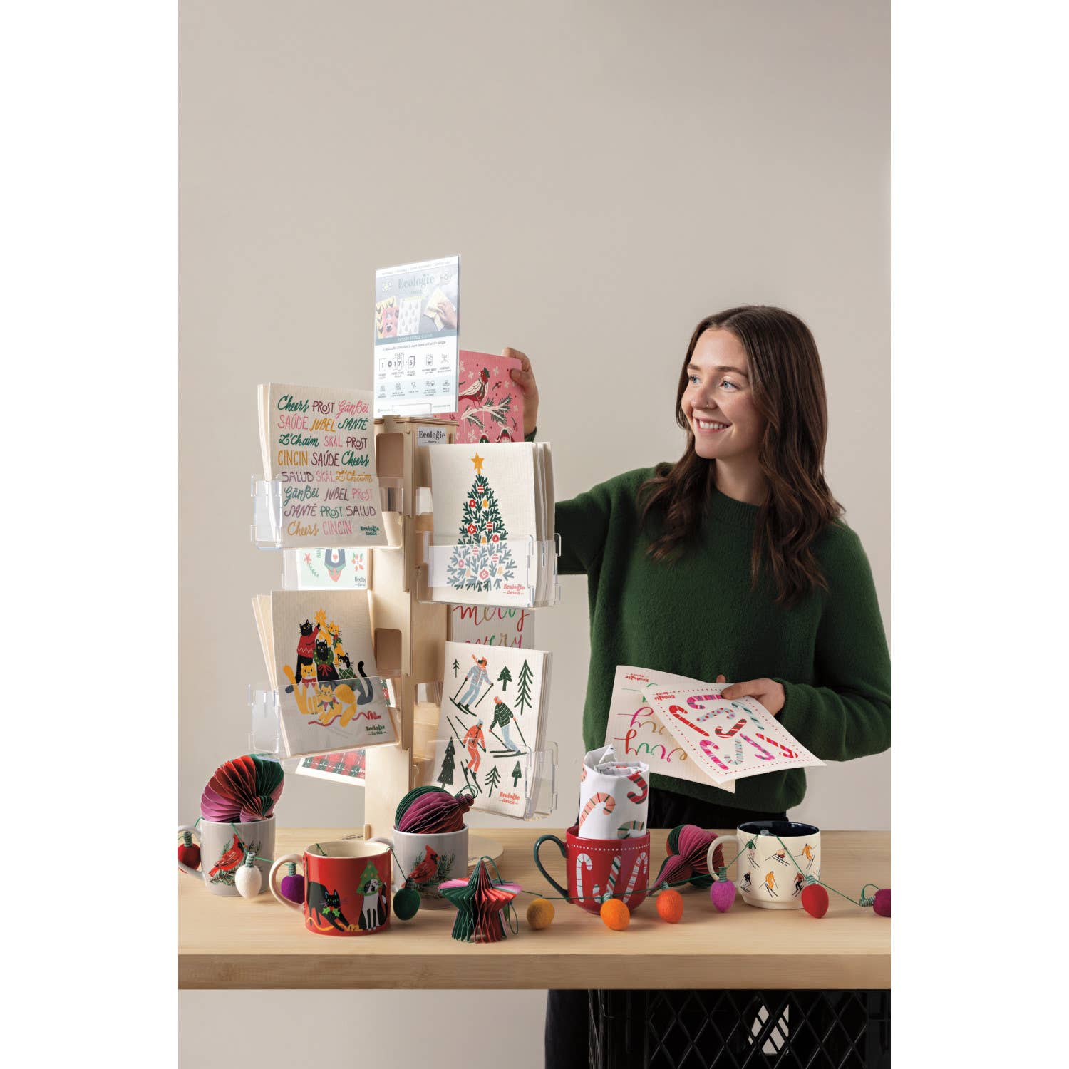 Ecologie Festive Fir Swedish Dishcloth