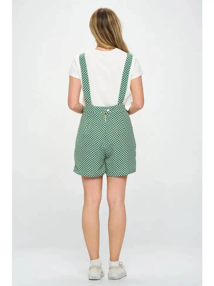 Geo Print Romper - Out of the Blue