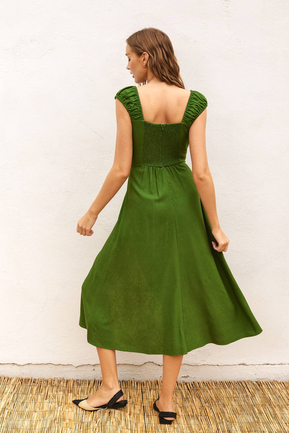 Heaven Sent Breezy Midi Dress - Out of the Blue