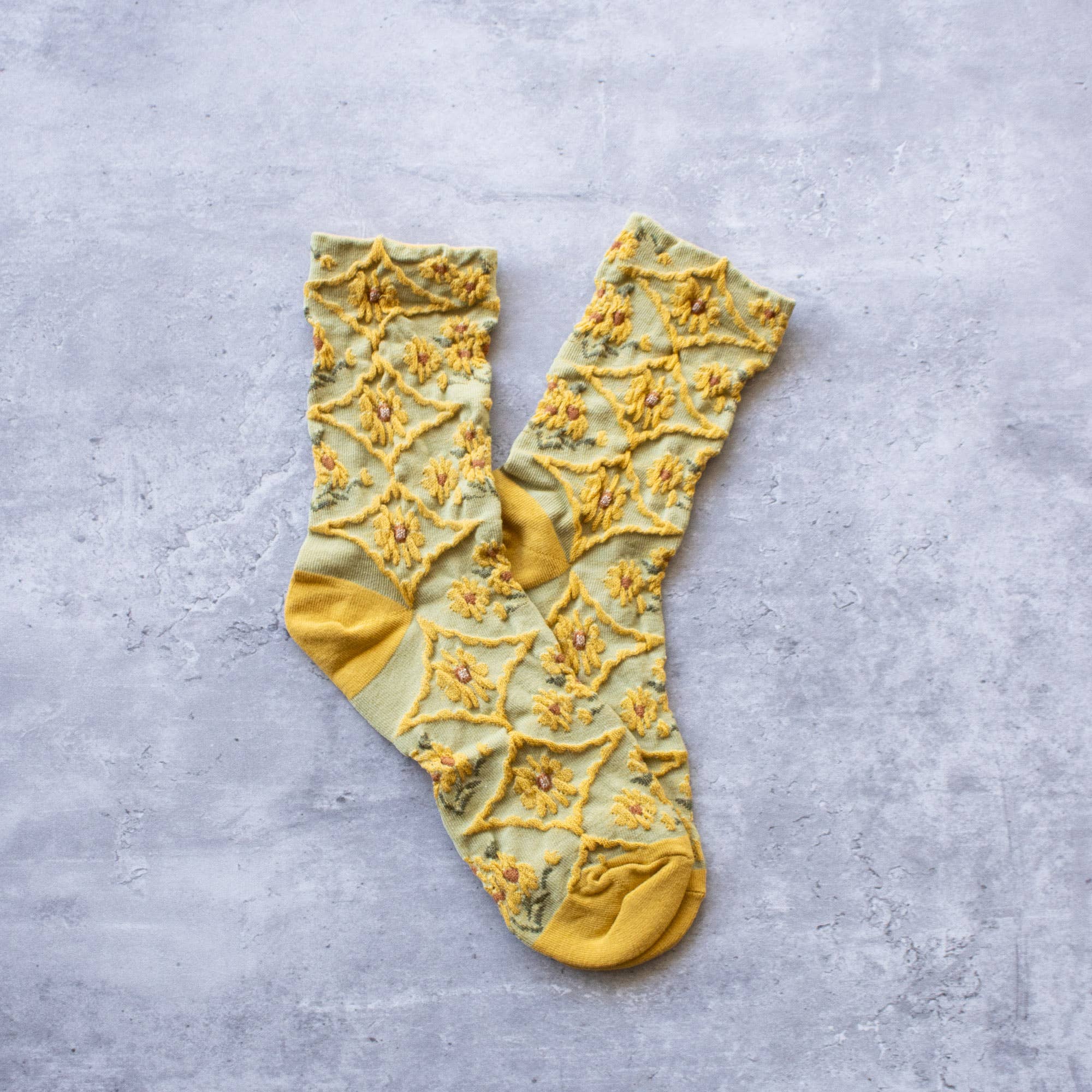 Antique Floral Socks