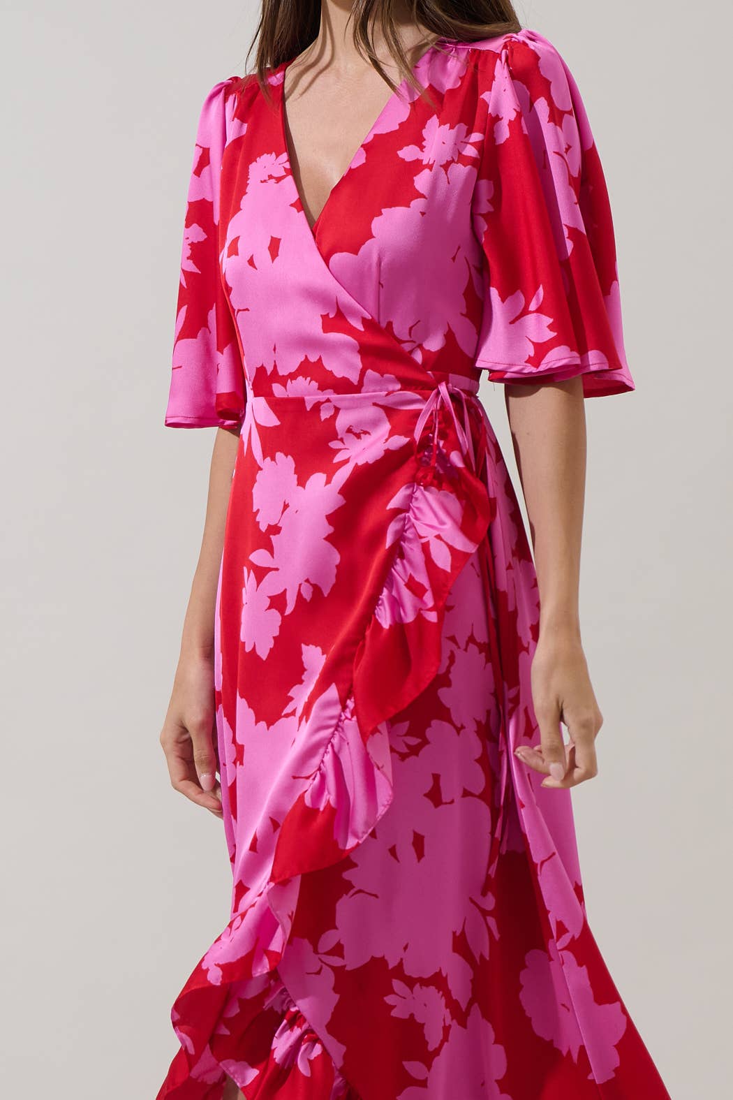 Burning Love Wrap Dress