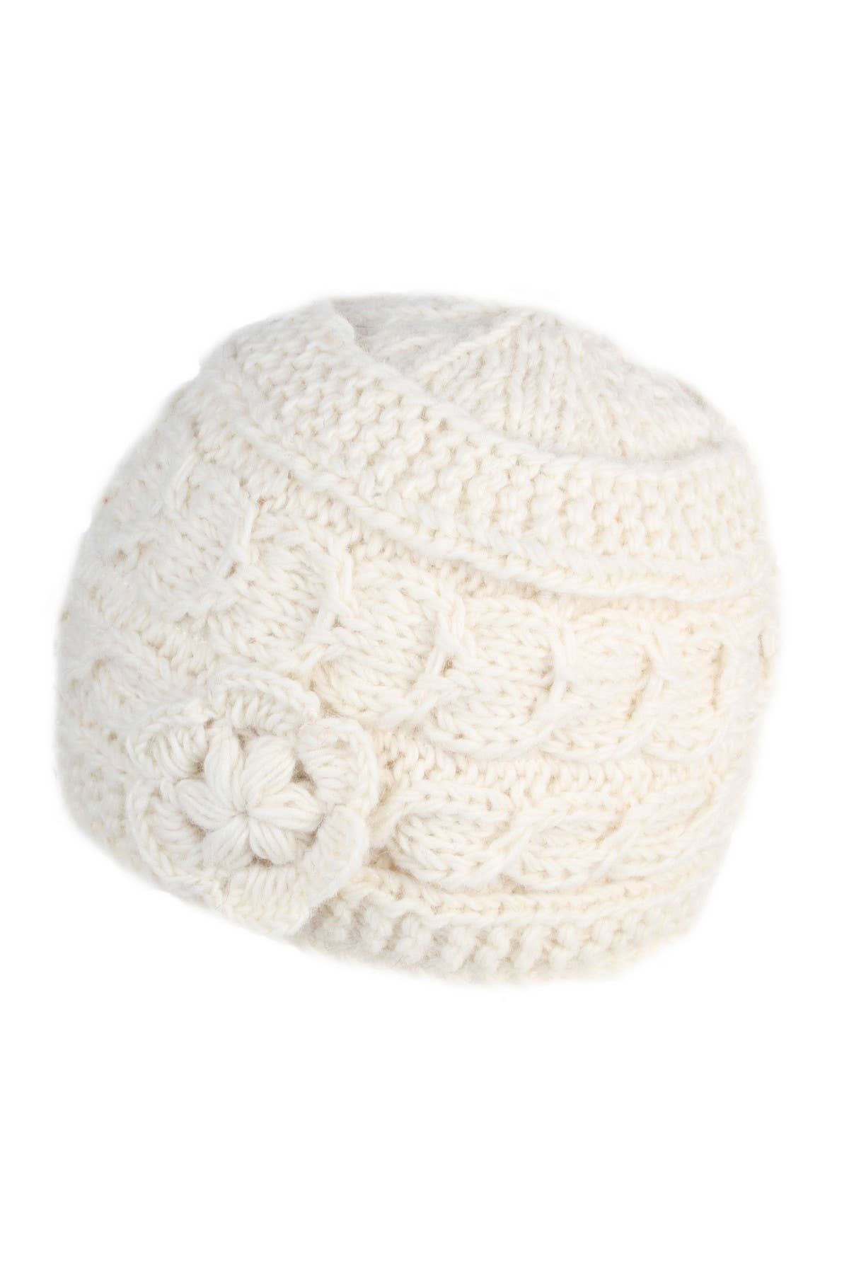 Crocheted Flower Hat