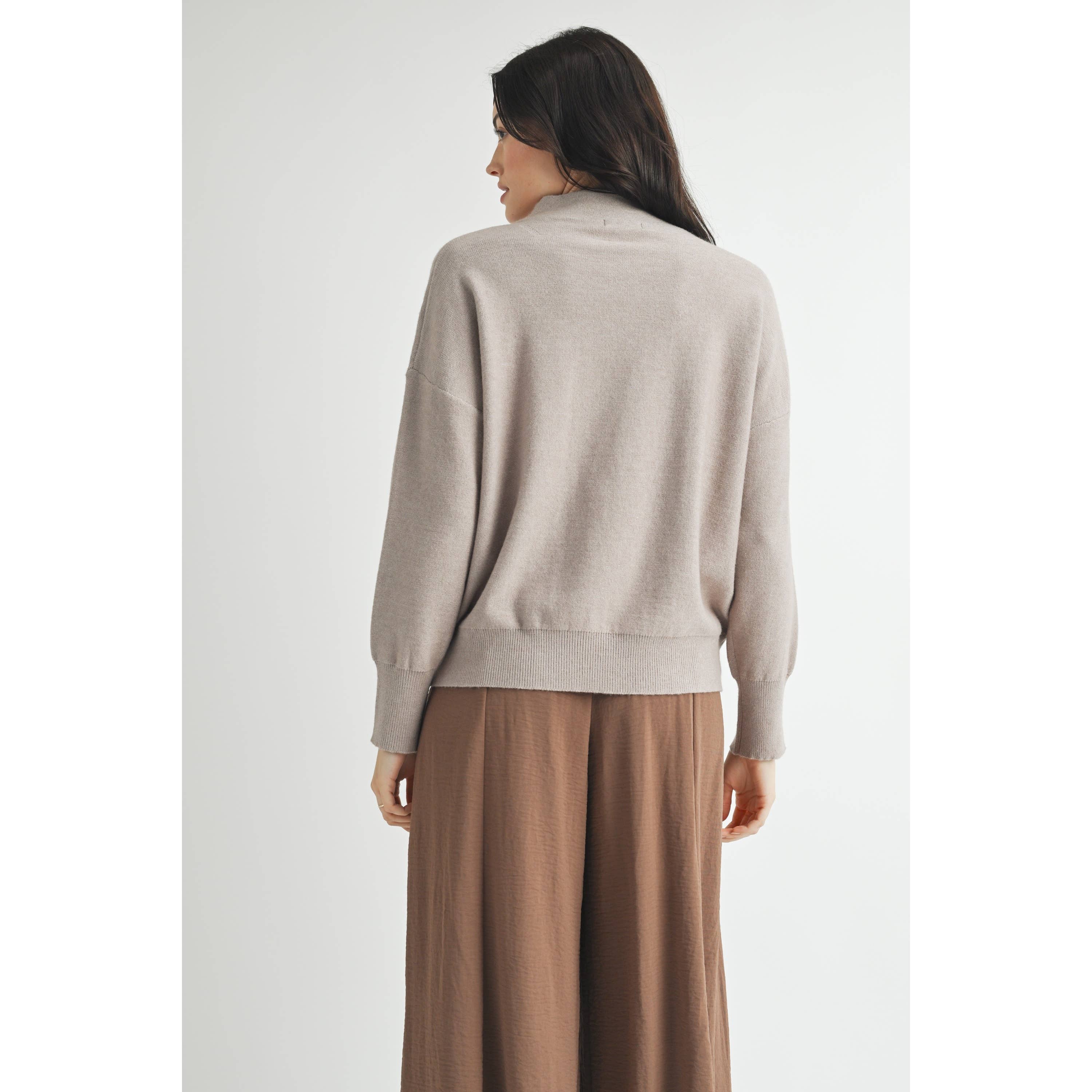 MOCK NECK SWEATER - Out of the Blue