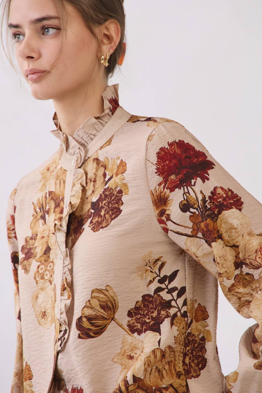 Flora Ruffle Blouse