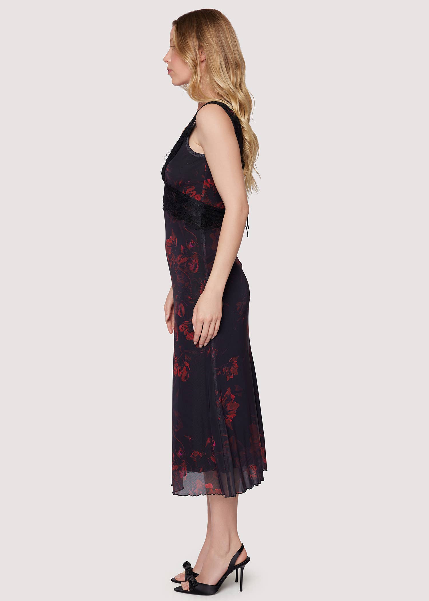 For the Roses Midi Dress - Out of the Blue