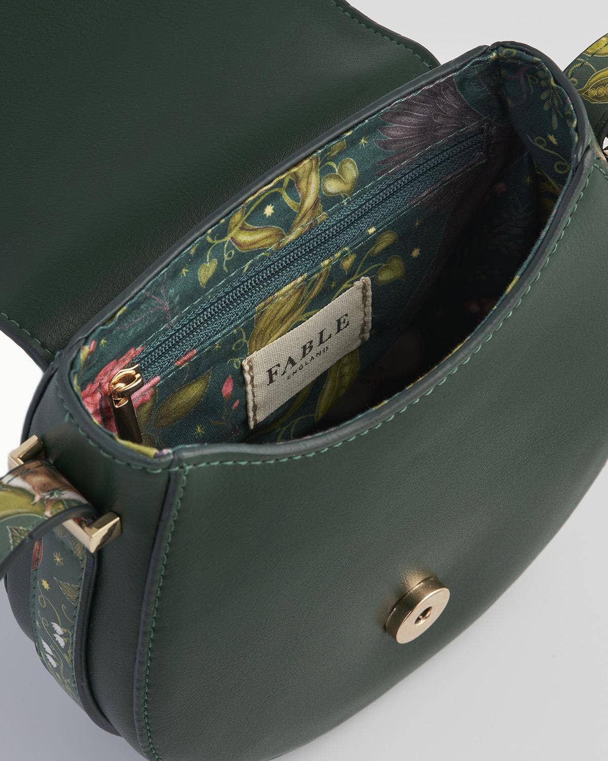 Into the Woods Green Saddle Purse - Out of the Blue