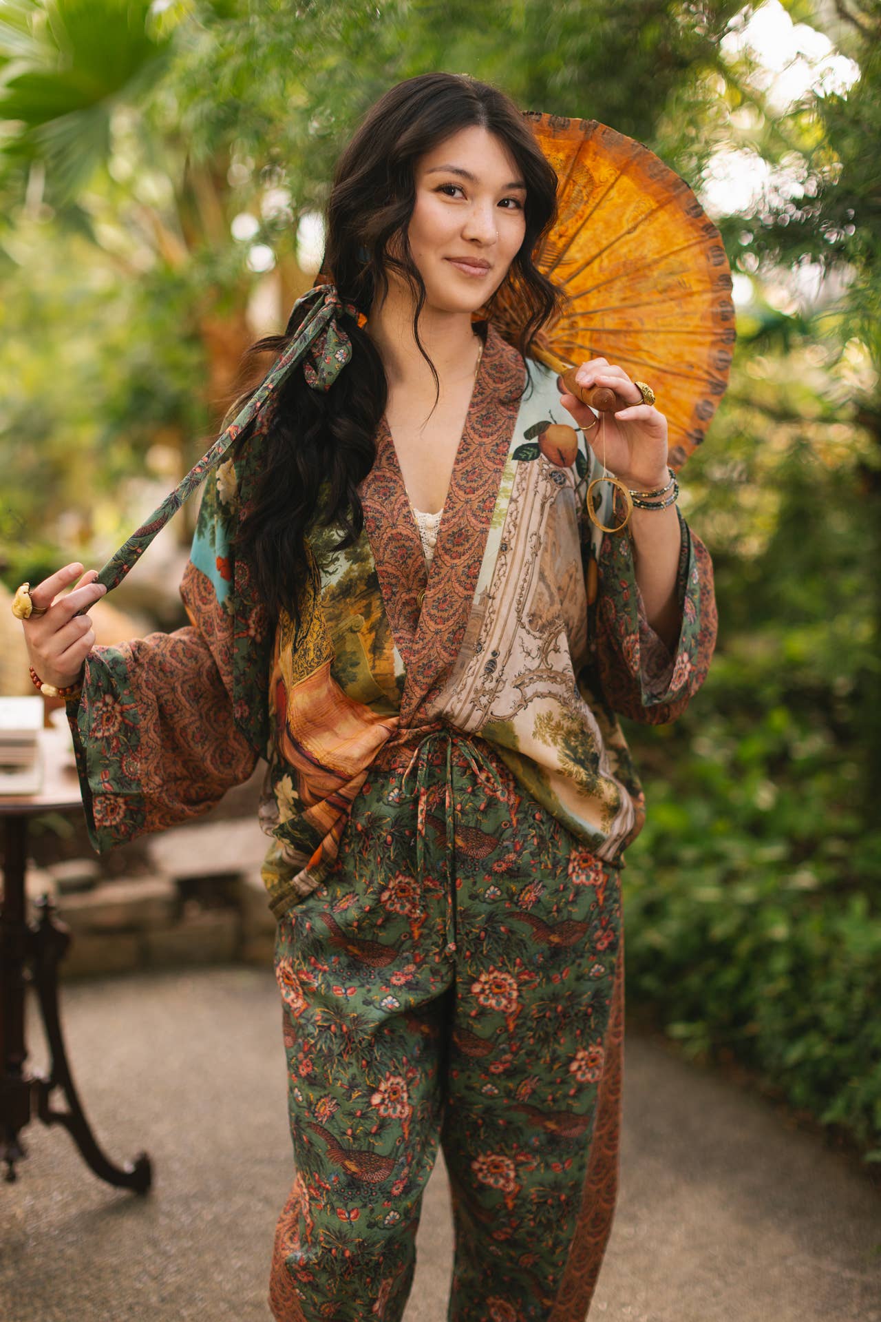 Secret Garden Cropped Jacket - Out of the Blue