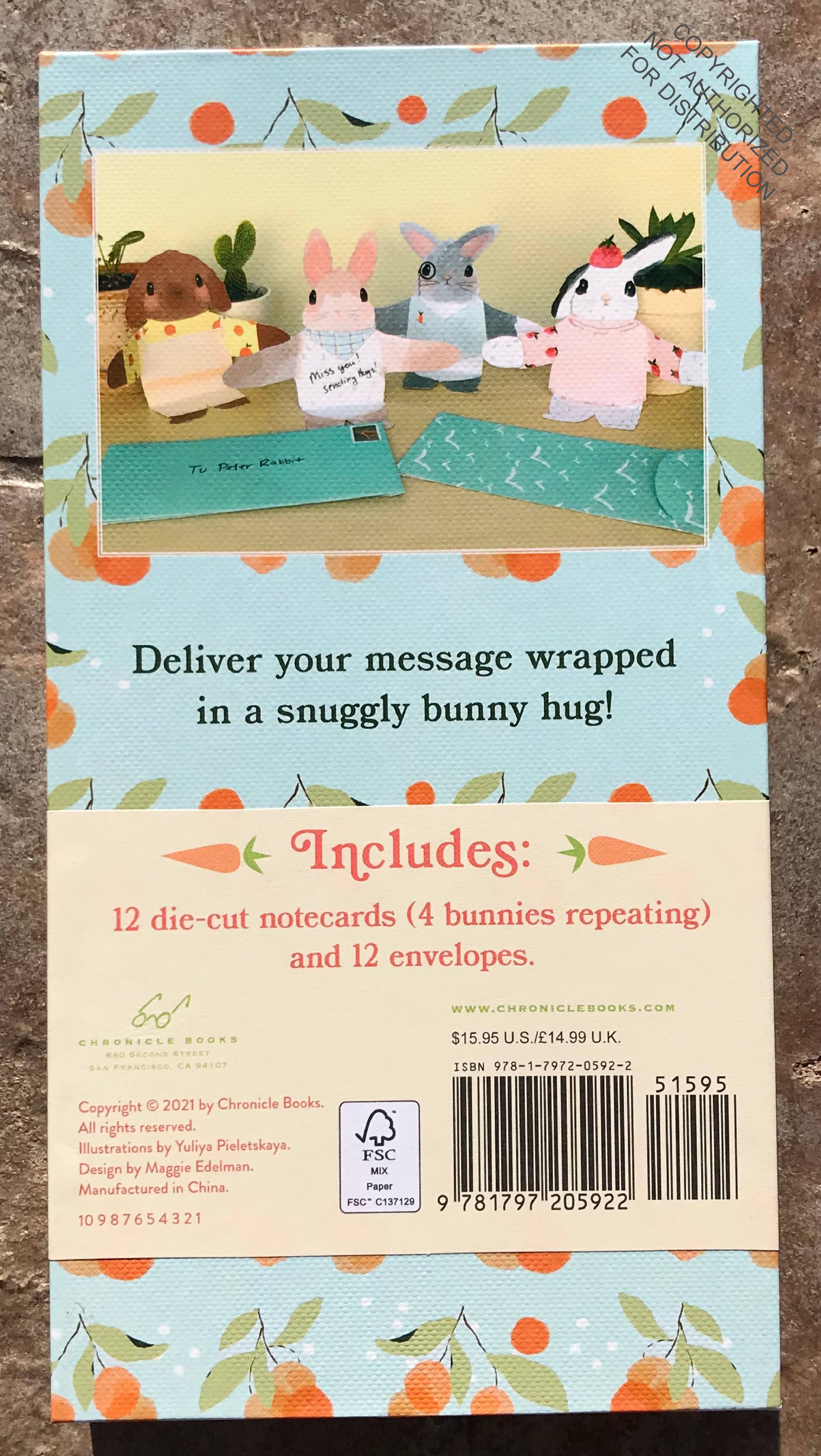 Snuggle Bunnies Notecards - Out of the Blue