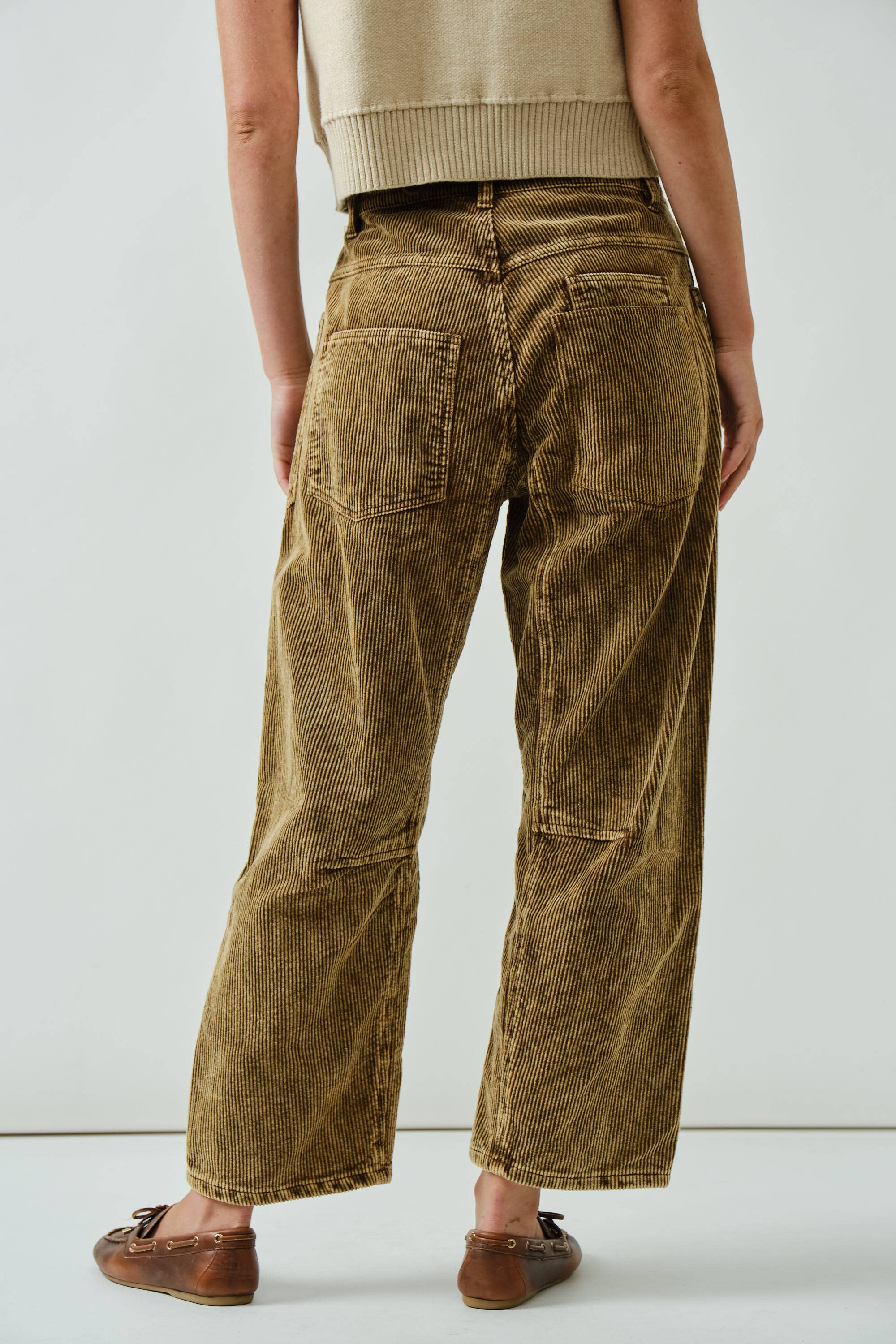 BARREL CORDUROY PANTS