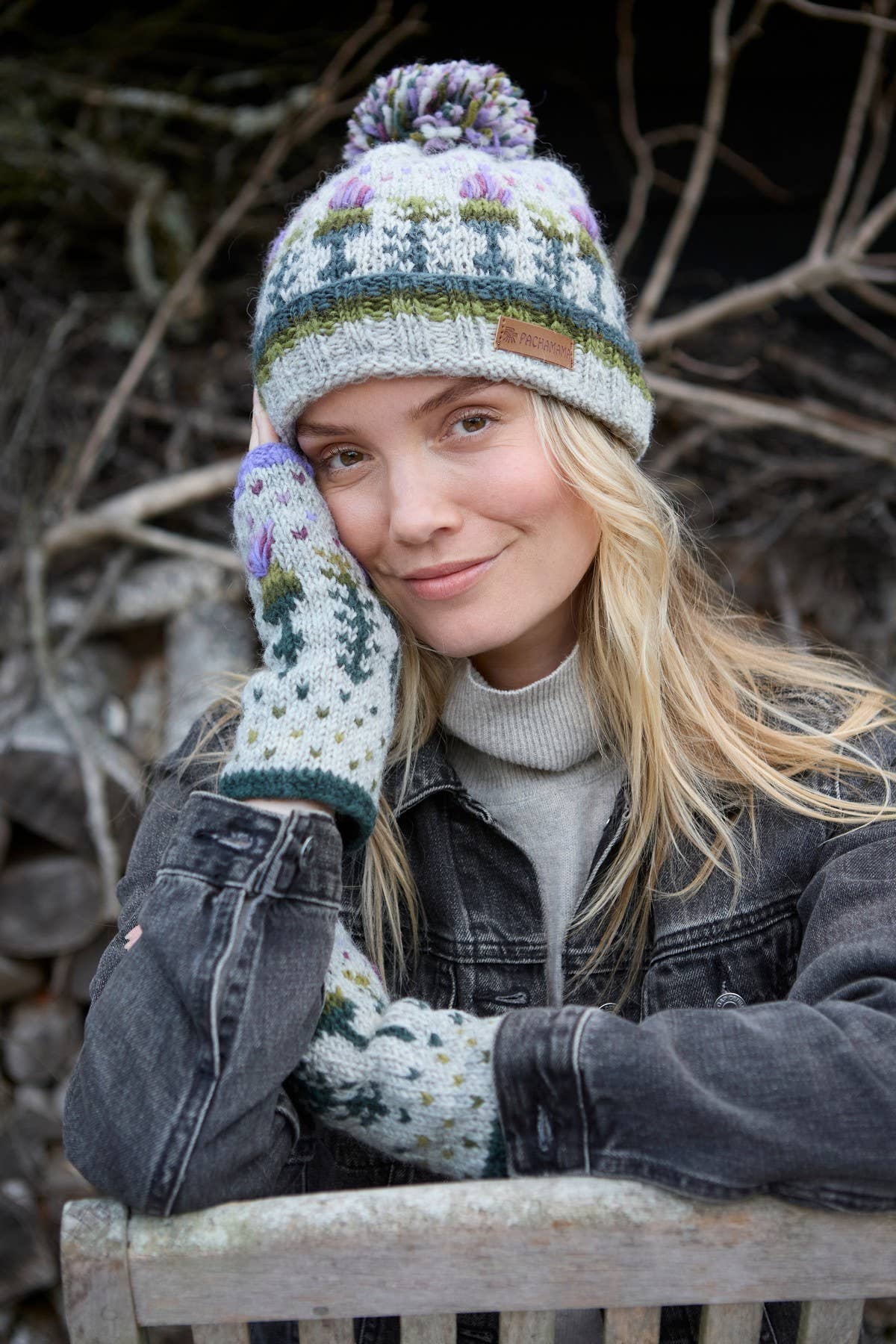 Scottish Thistle Handwarmers