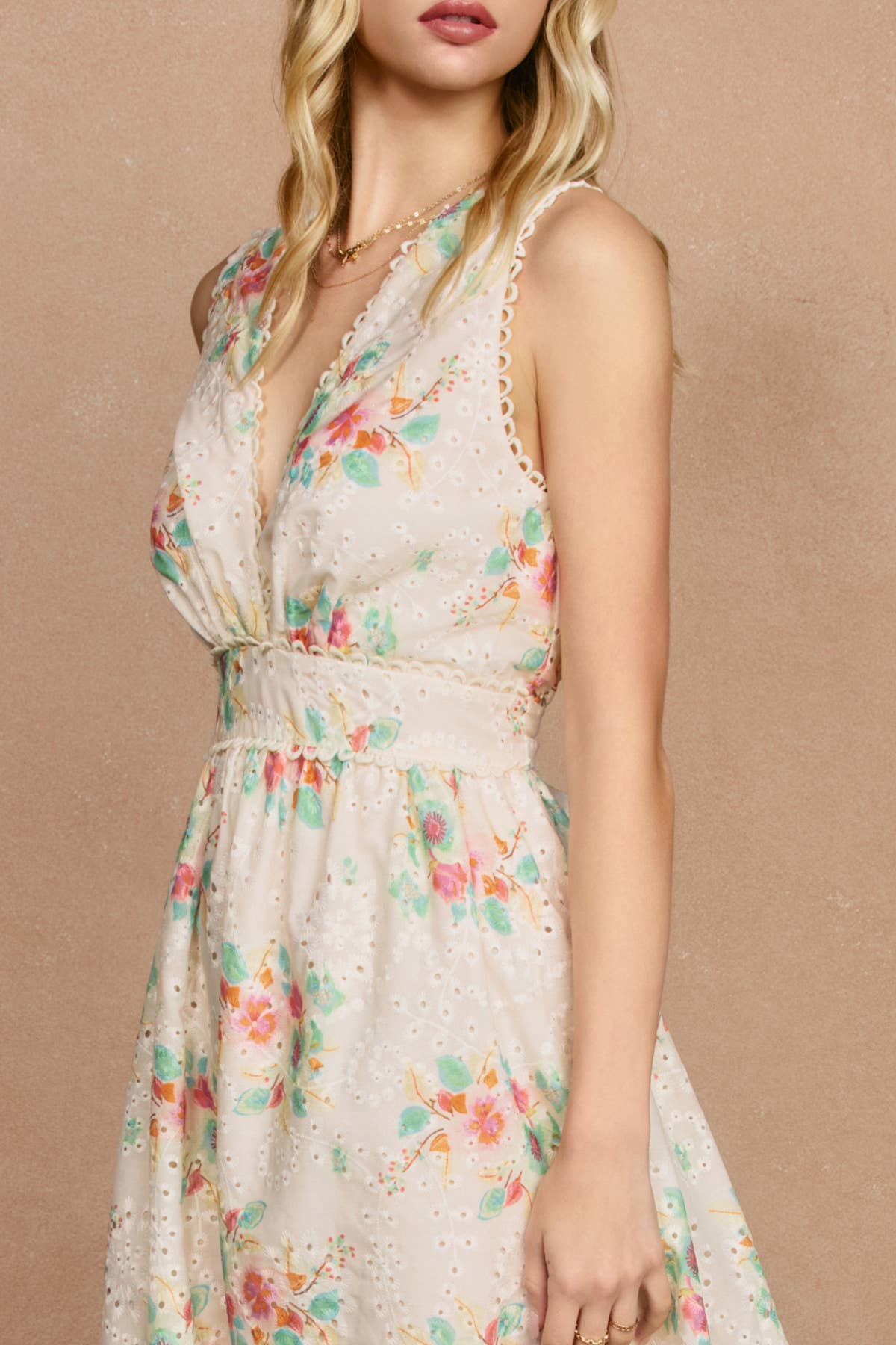 Everbloom Scalloped Lace Maxi Dress - Out of the Blue