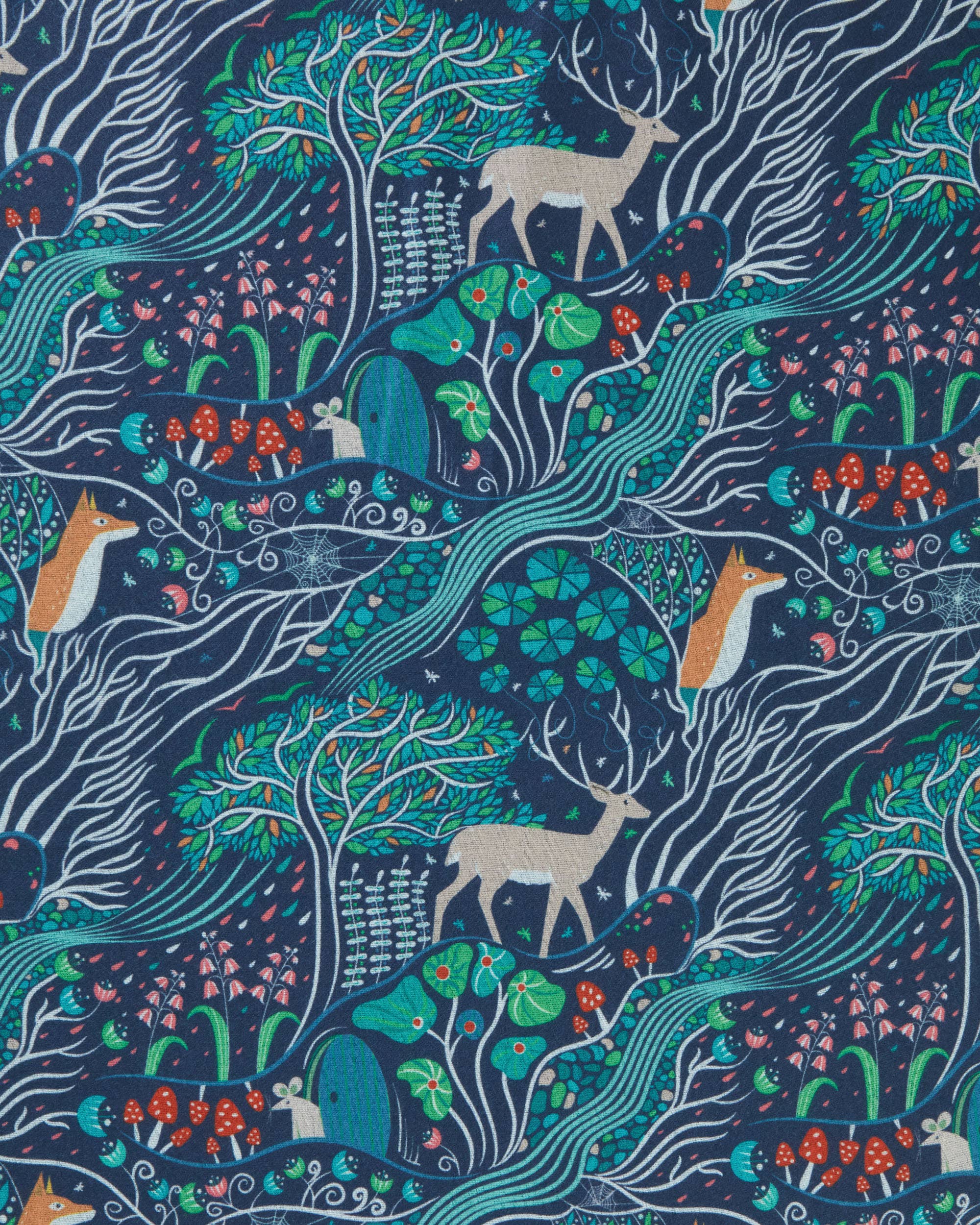 The Enchanted Tree Thick Scarf - Navy - EU & UK ONLY - Out of the Blue