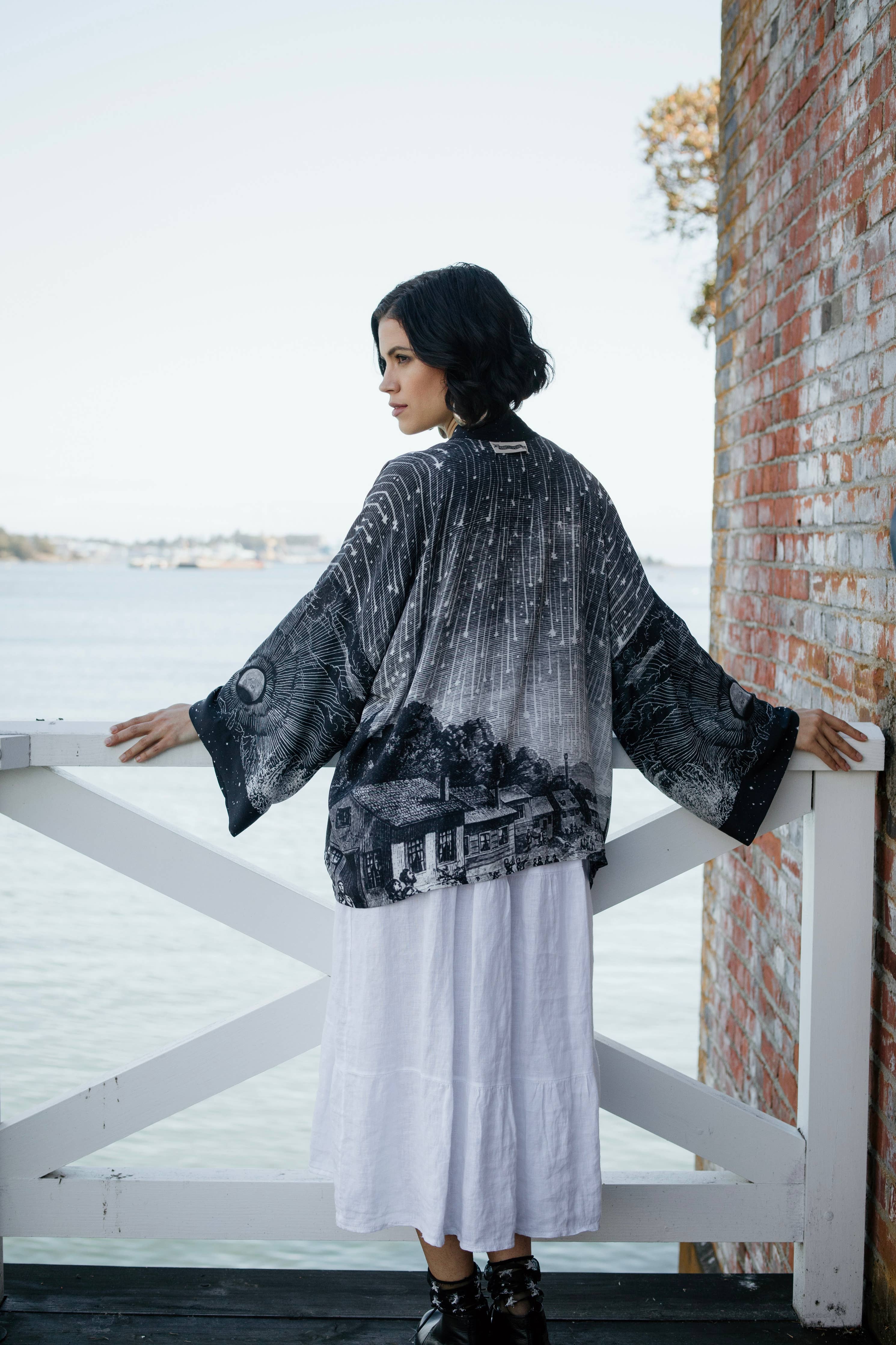 Stargazer Cropped Jacket - Out of the Blue