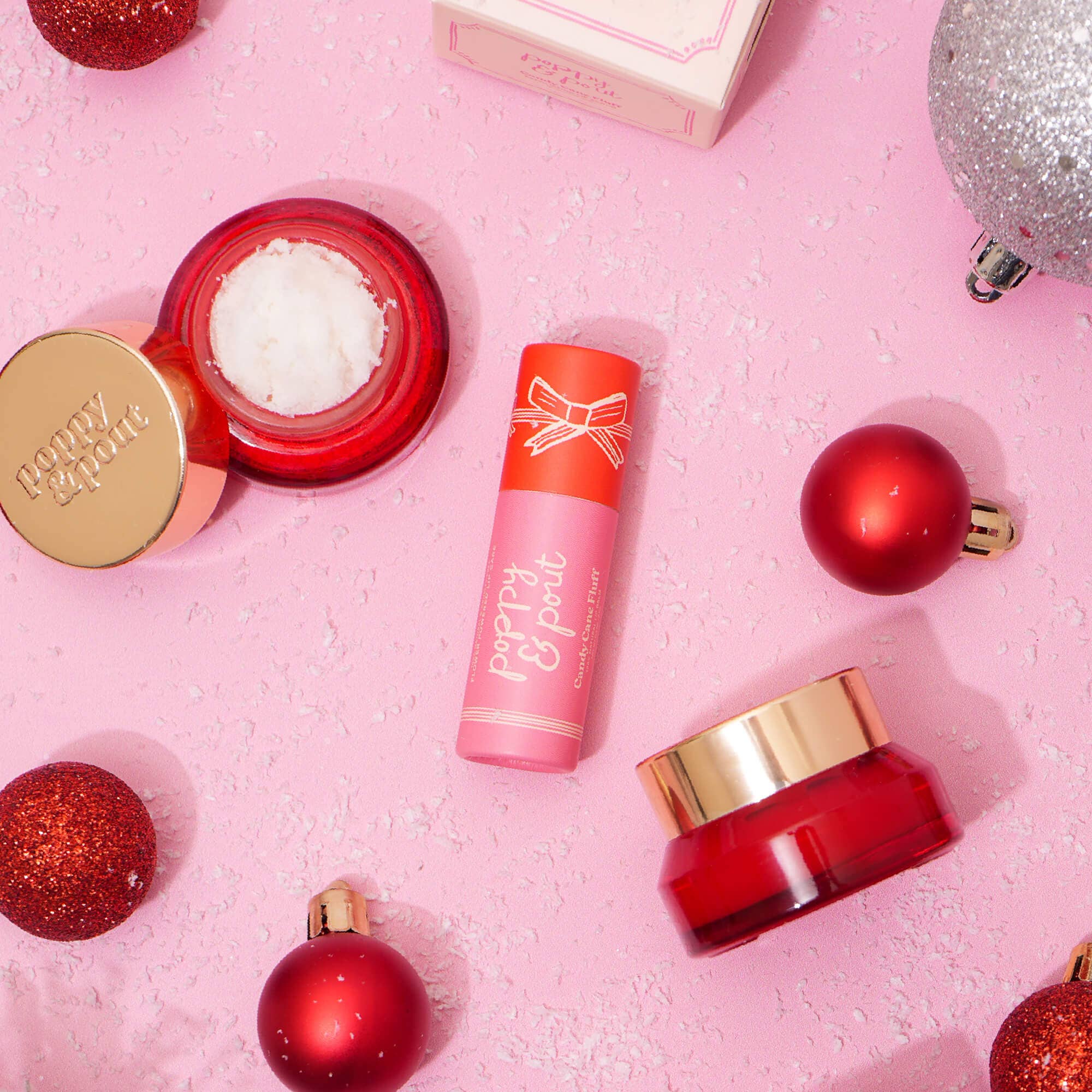Limited Edition, Lip Balm, Holiday, Candy Cane Fluff - Out of the Blue