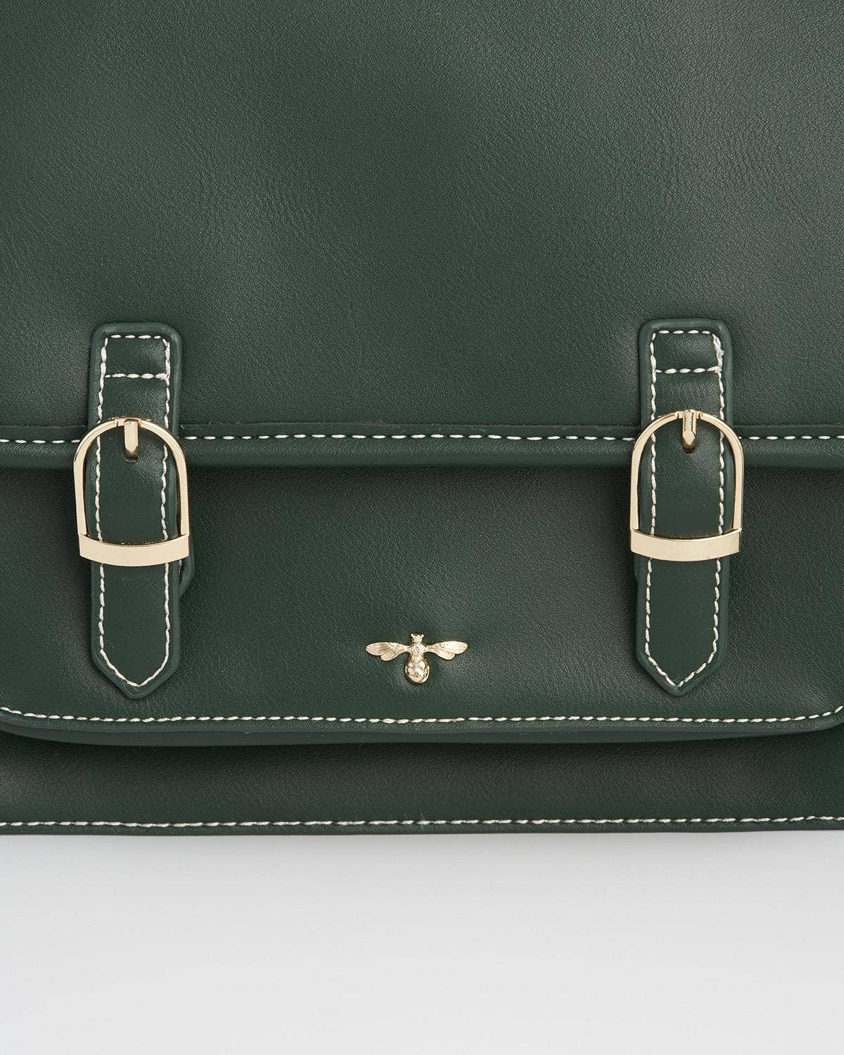 Into the Woods Green Satchel - Out of the Blue