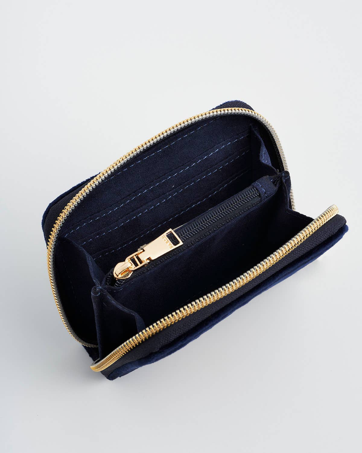 Fable Floral Navy Velvet Purse - Out of the Blue