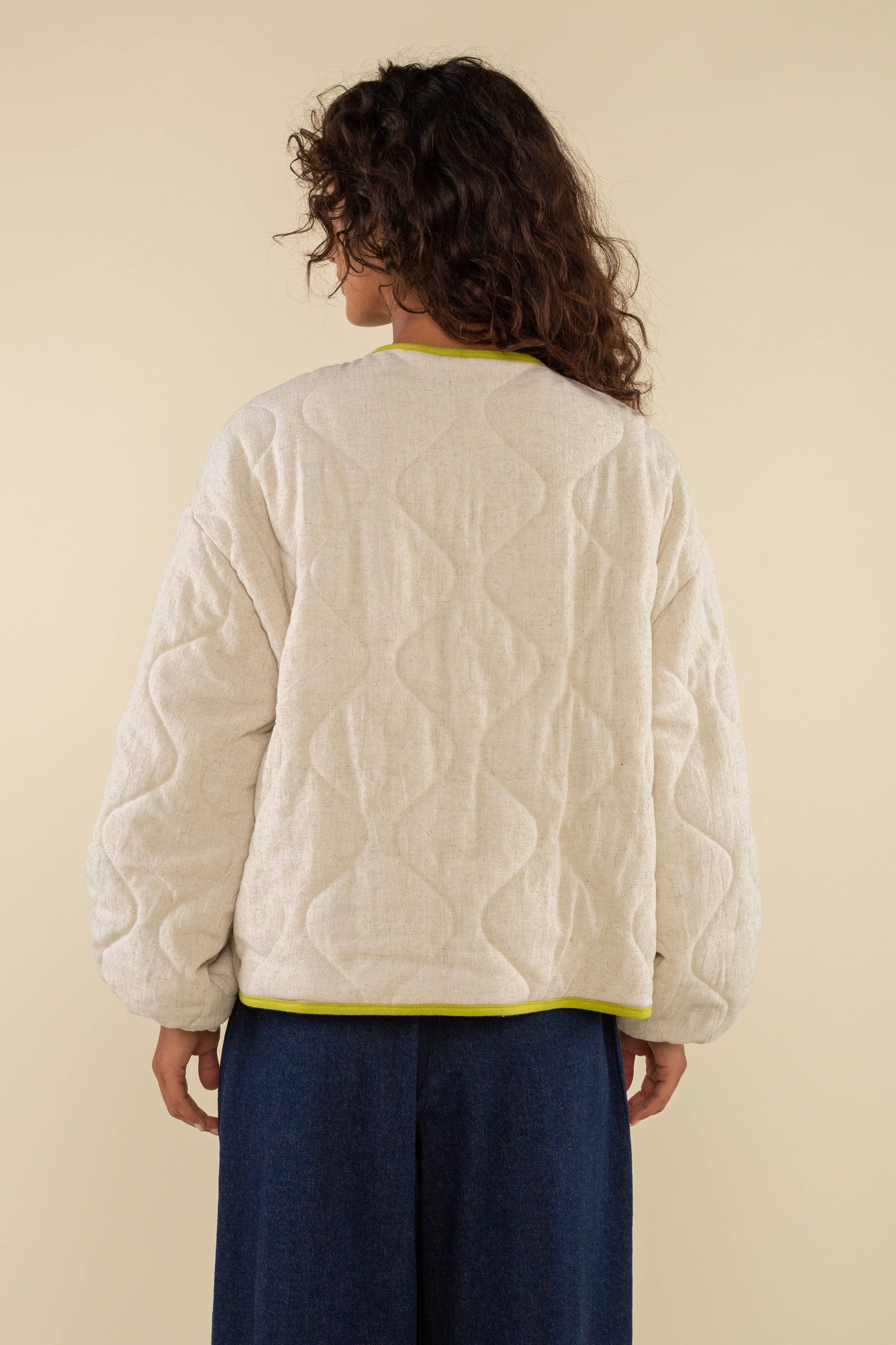 Nubi Quilted Jacket - Out of the Blue