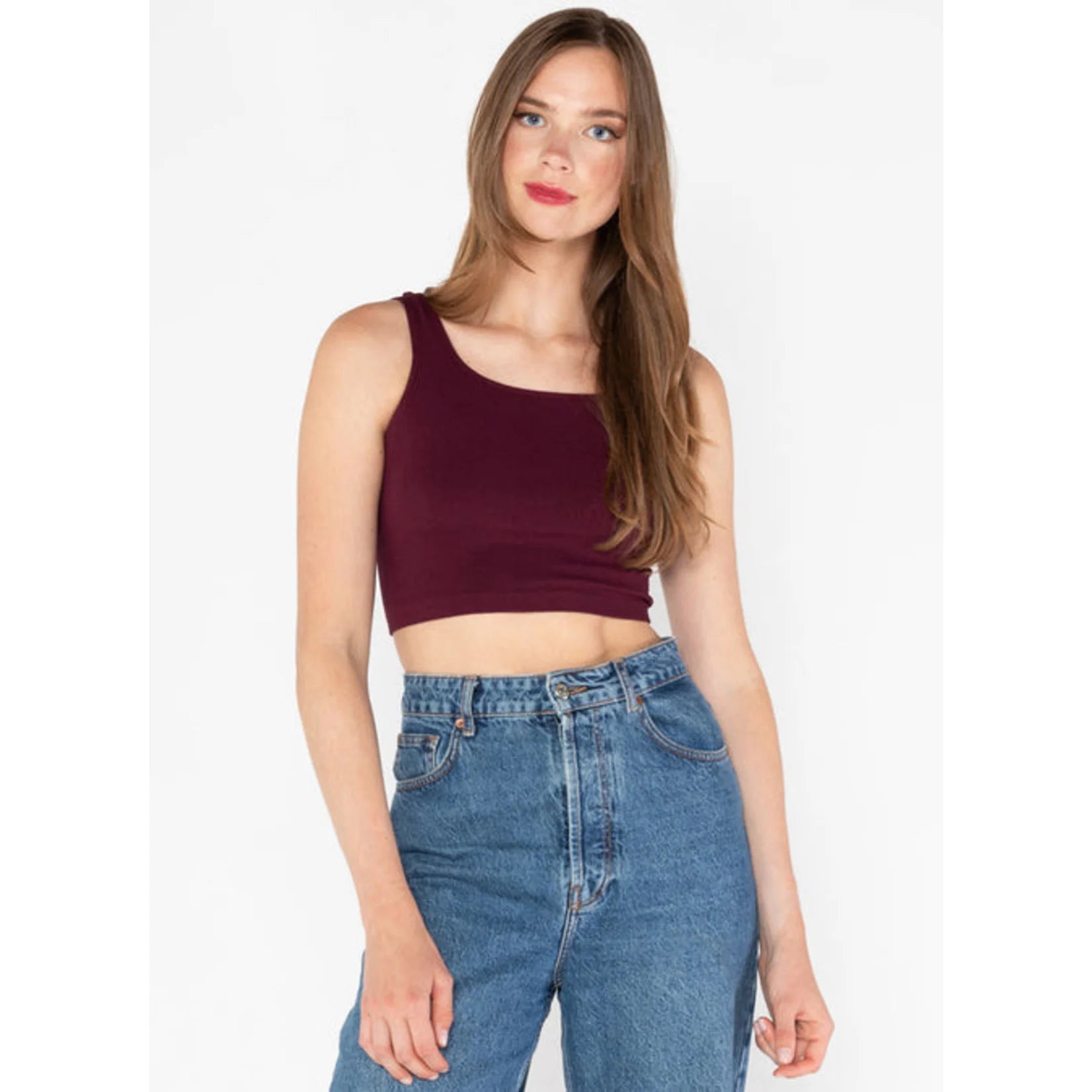 BAMBOO SQUARE NECK TANK